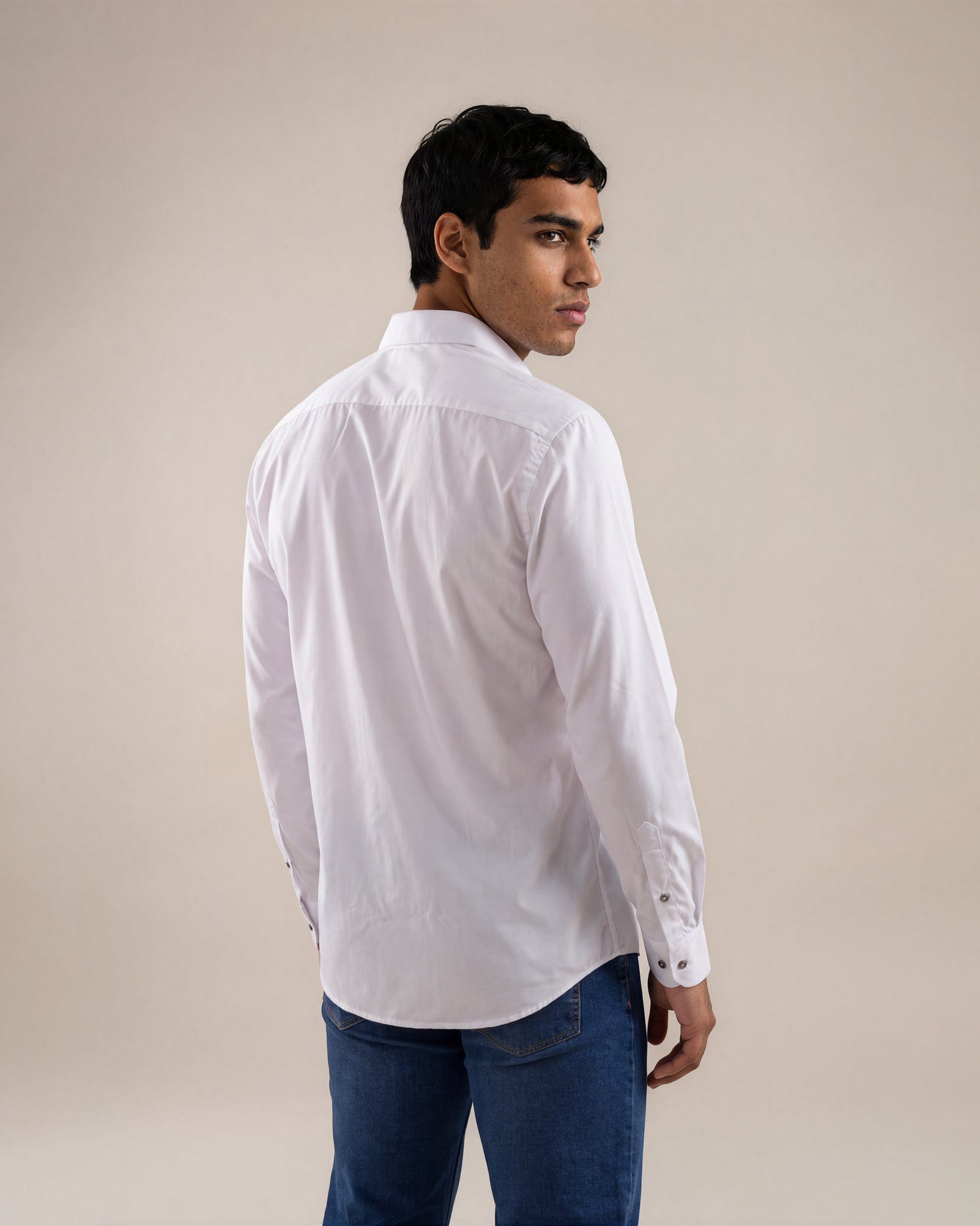 Camisa slim fit blanco - imagen 2