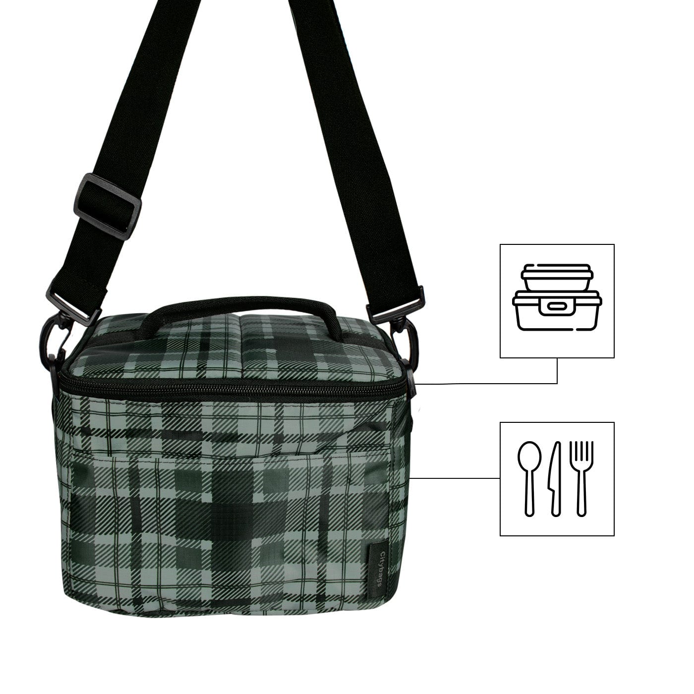 Lonchera Clasica Ultra Citybags Estampado Smoky - imagen 3