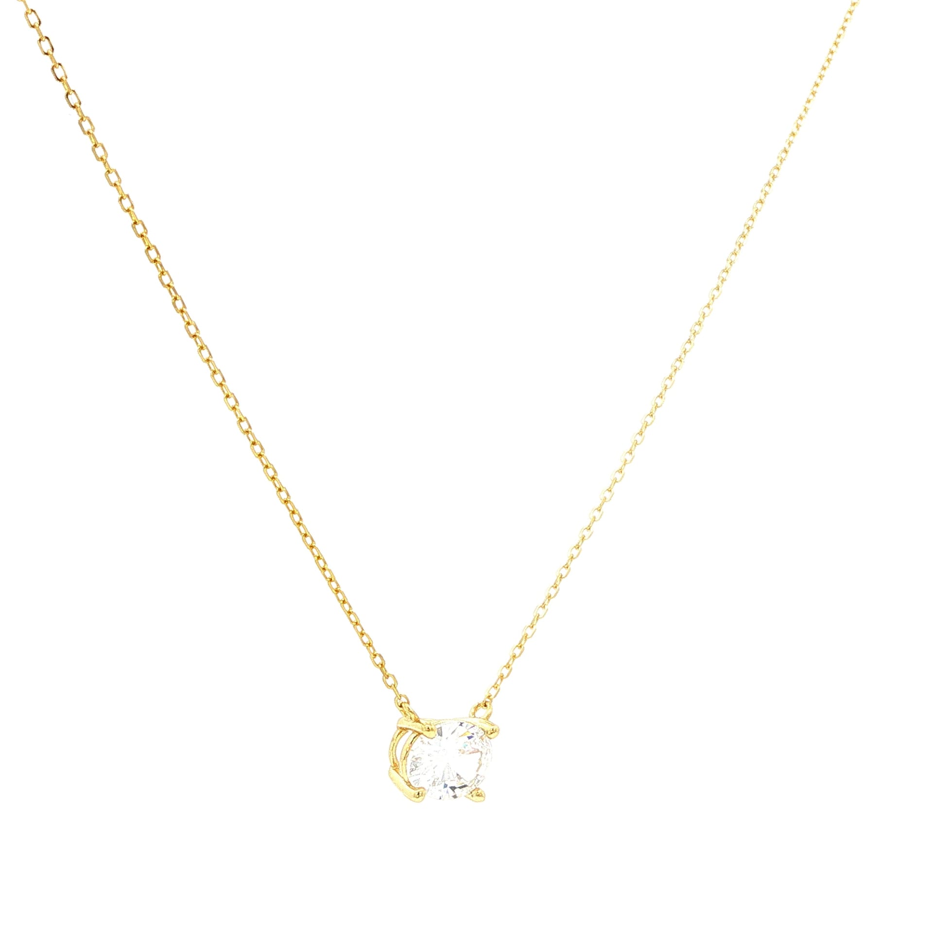Oval Solitario Necklace - imagen 1