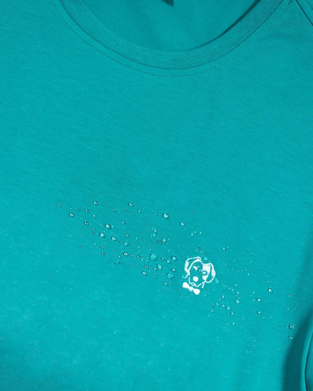 Camiseta Antimanchas Verde Esmeralda - Talla Regular - imagen 4