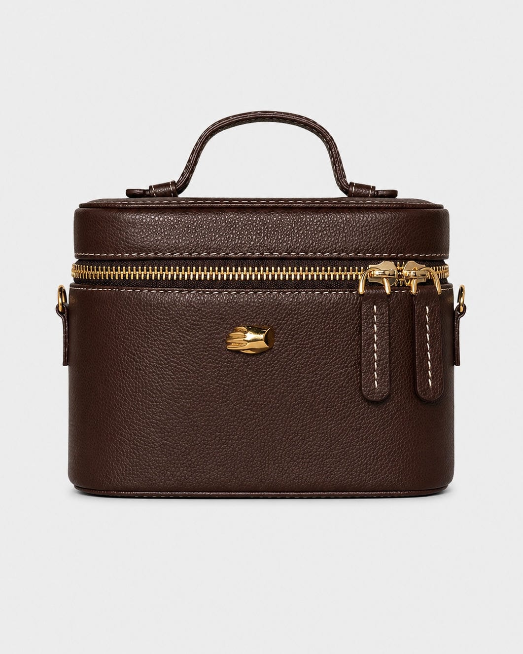 Petite Voyager Cream Leather Bag - imagen 4