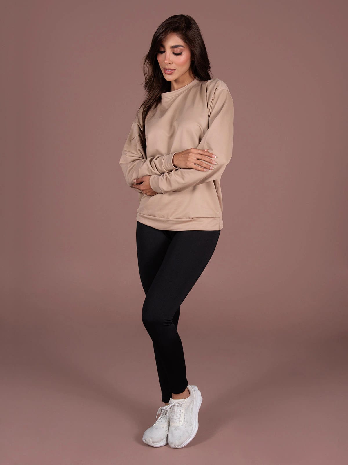 BUZO UNISEX SORONA CAMEL - imagen 2