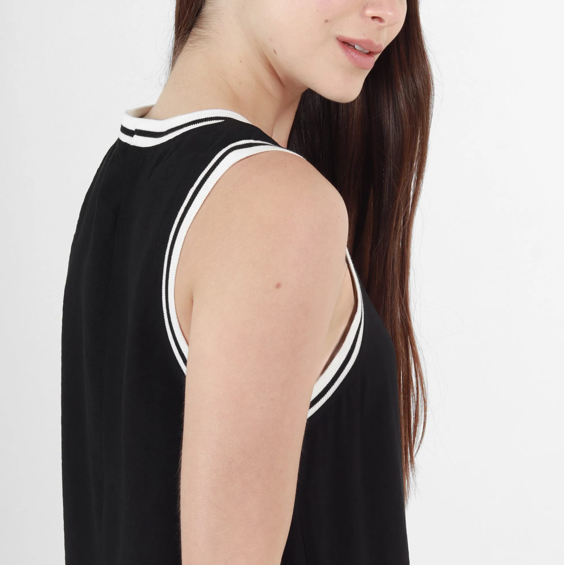 Vestido Cuello Redondo Manga Sisa - imagen 7