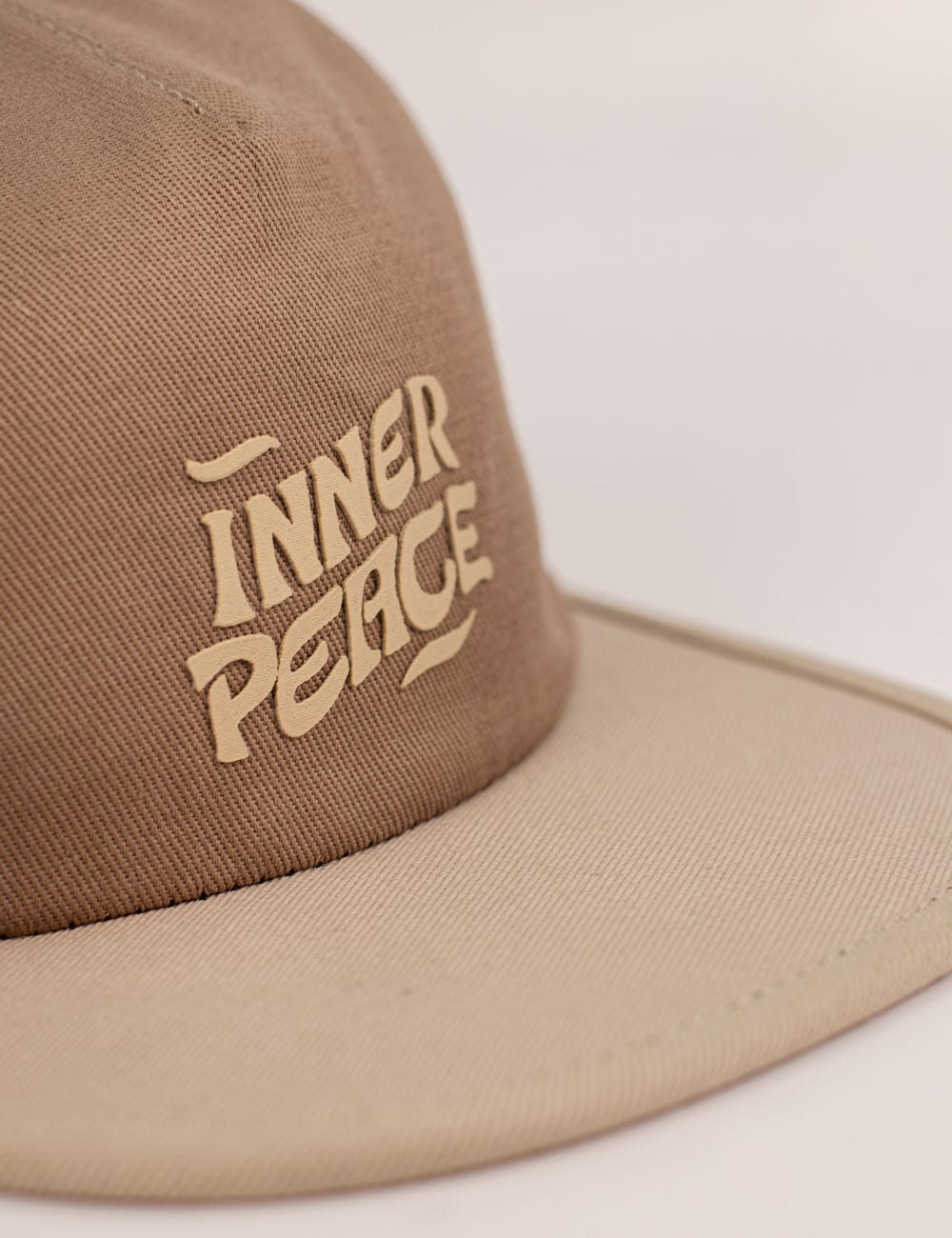 Gorra desestructurada Inner Peace caqui+beige - imagen 2
