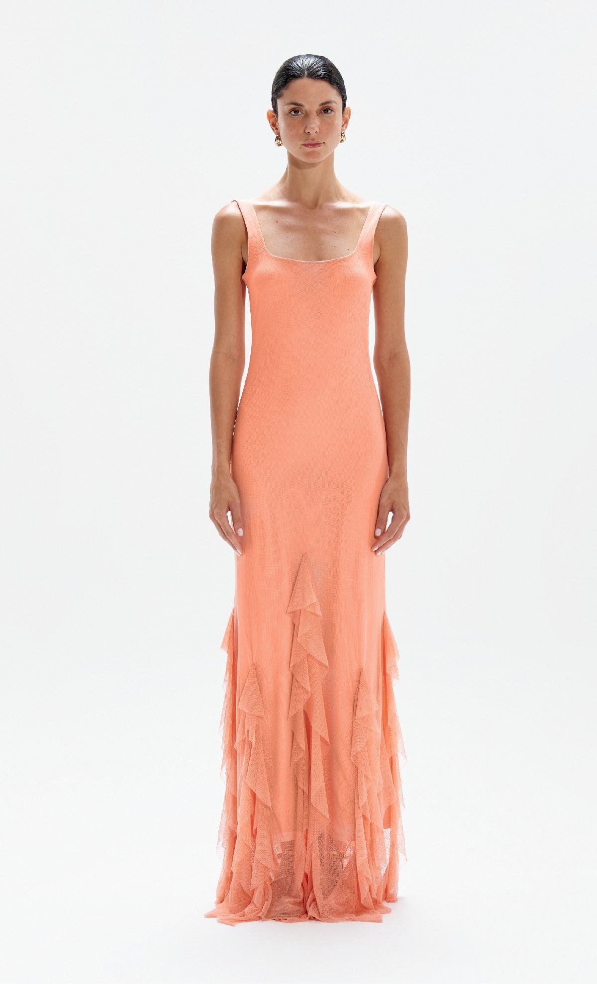 Vestido largo Radiant Peach - imagen 3