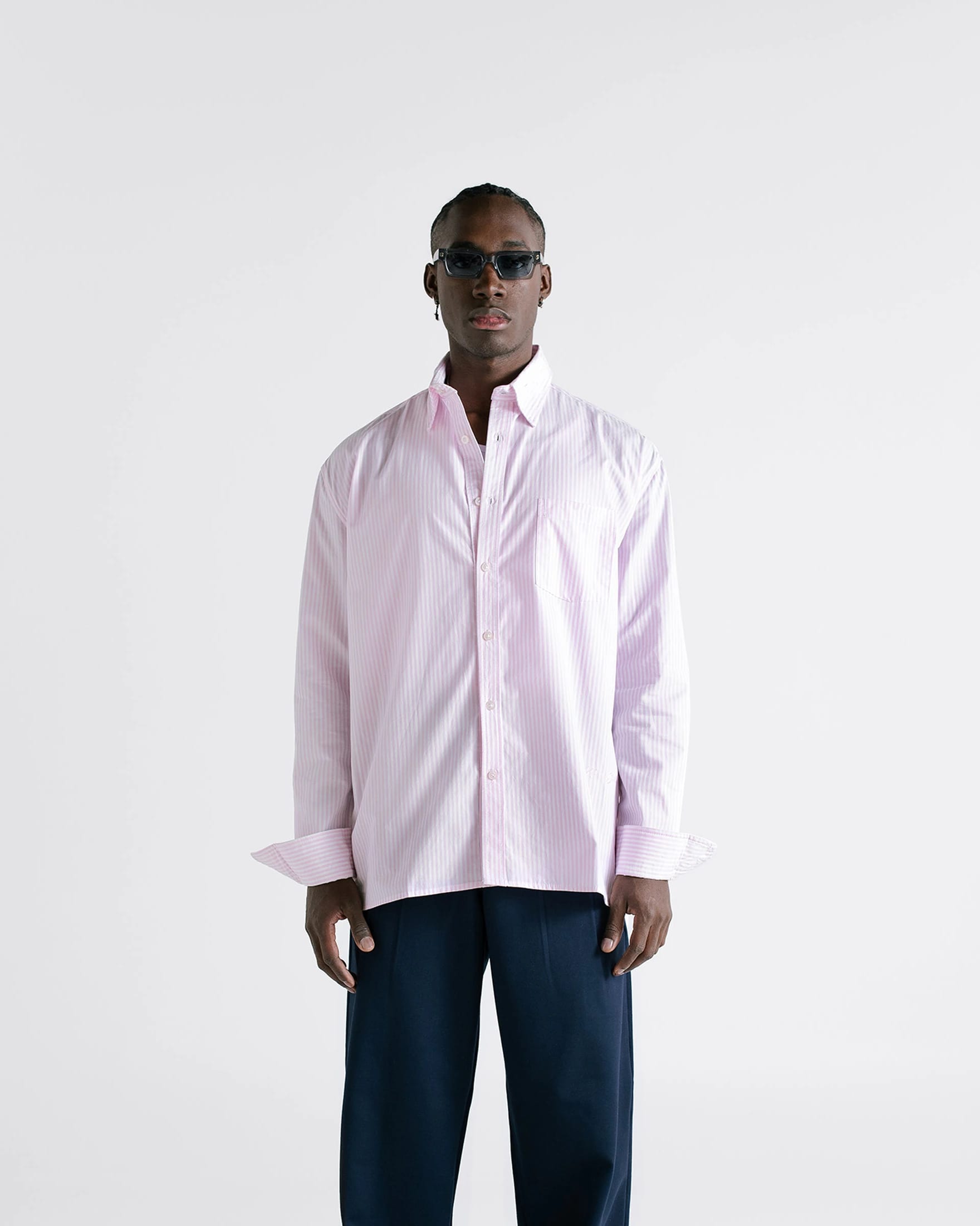 Pinstripe Shirt - Baby Pink - imagen 2