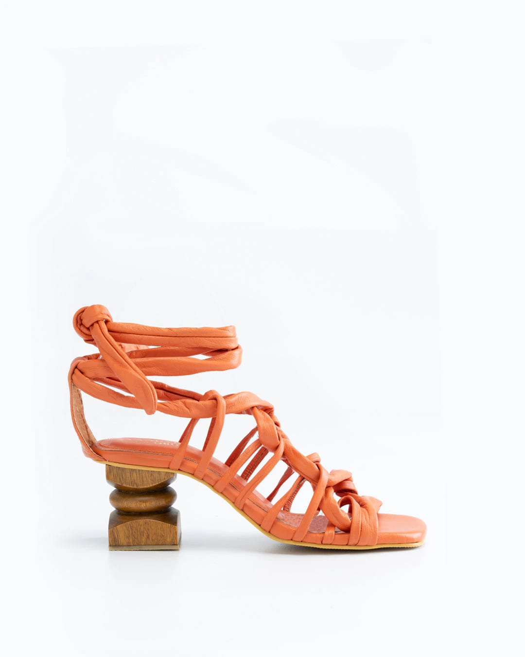 Silvia Cobos Ani Wood Heel Orange - imagen 1