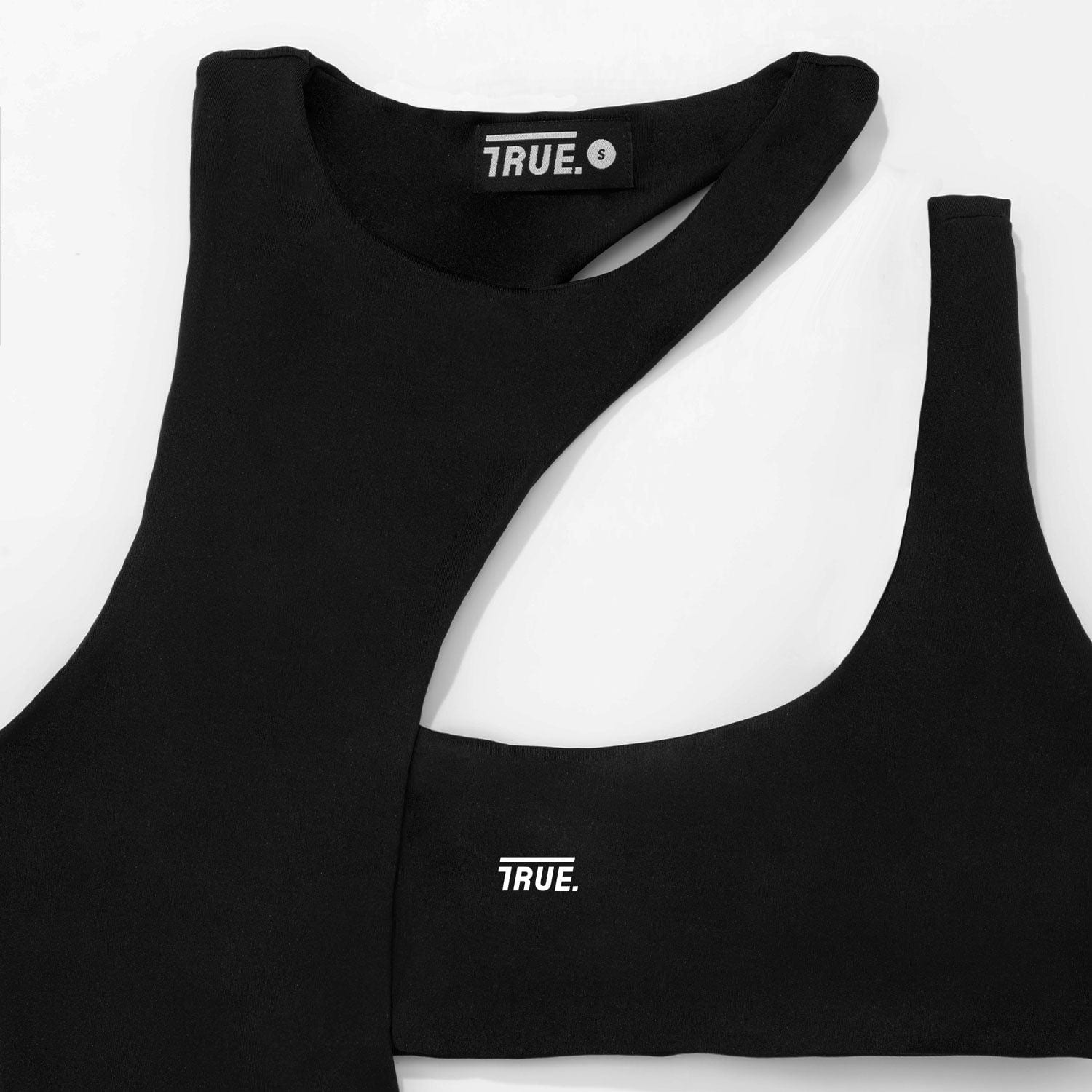 True Logo Asymmetric Bodysuit - Black - imagen 2