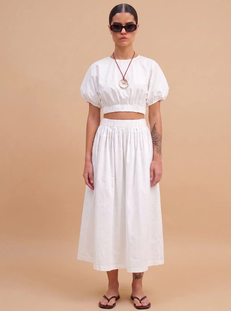 FALDA PETUNIA BLANCA - imagen 1