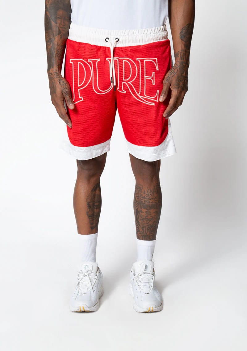 knockout red shorts - imagen 2