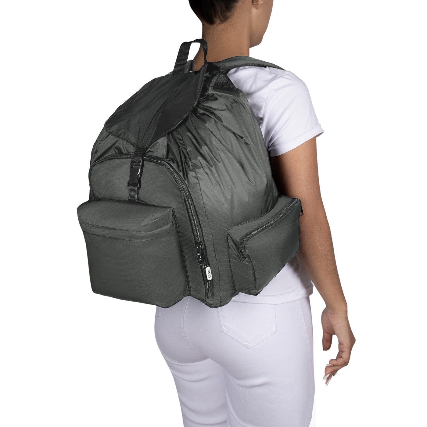 Morral Mochilero Pequeno Citybags Gris - imagen 6
