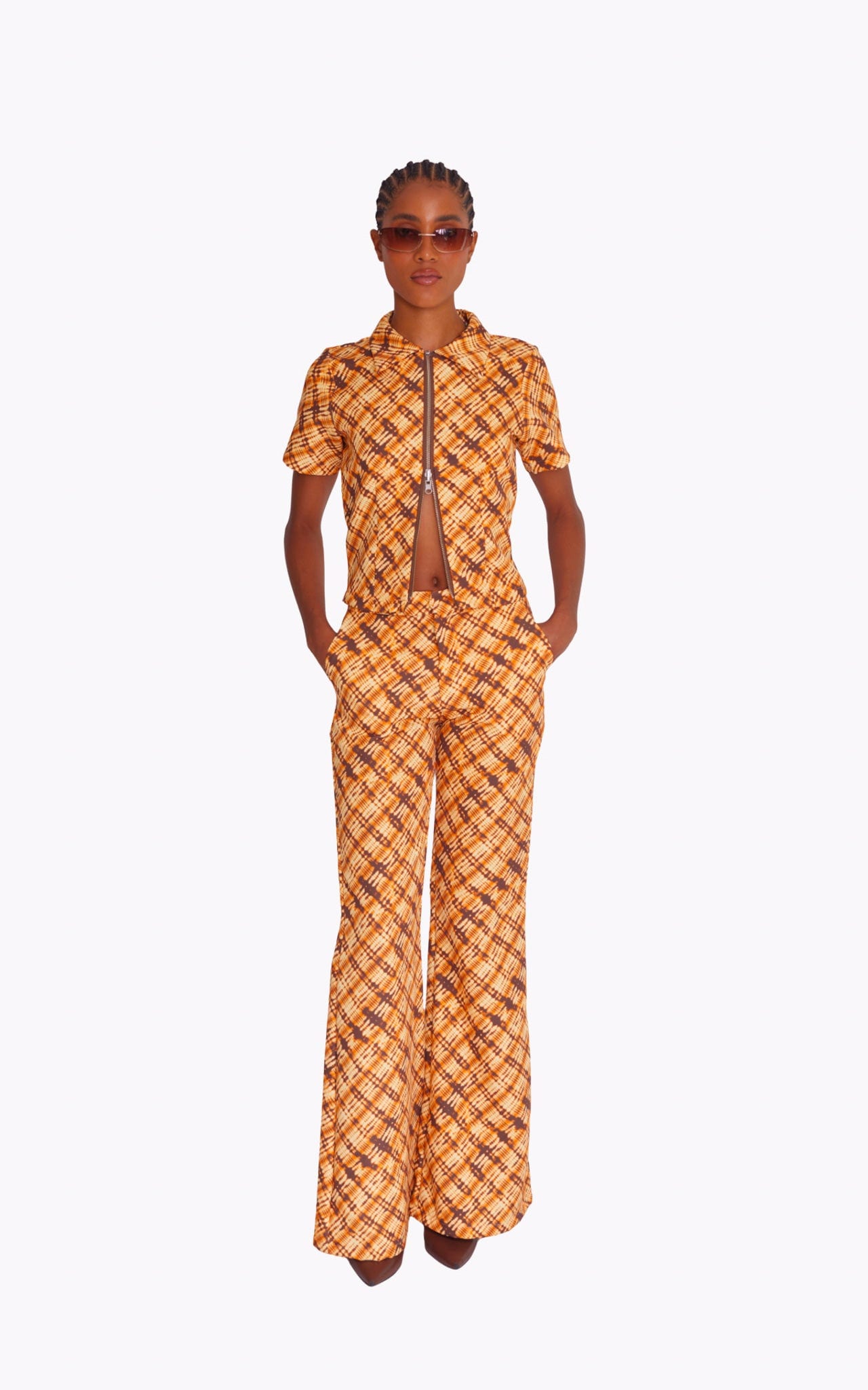 ORANGE GRID PANTS - imagen 2