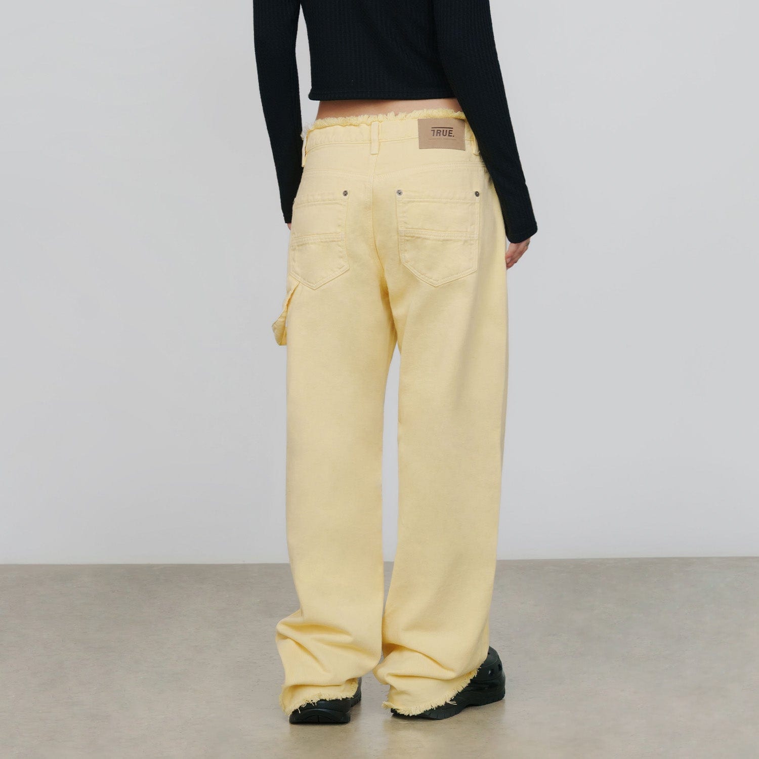 Mid-Rise Pants - Butter Yellow - imagen 3