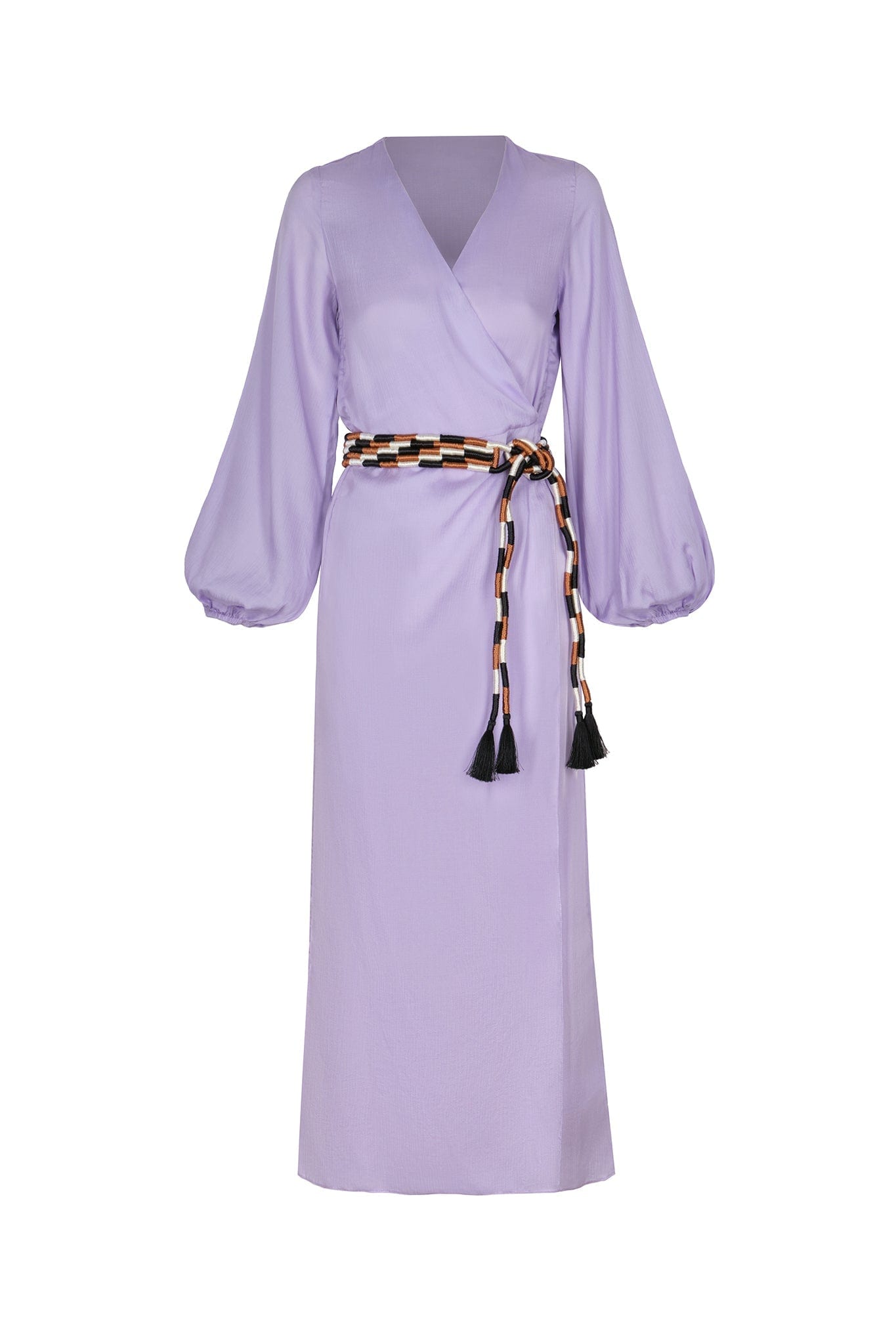 Tertulia Martellato Silk Maxi Dress / Lila - imagen 4