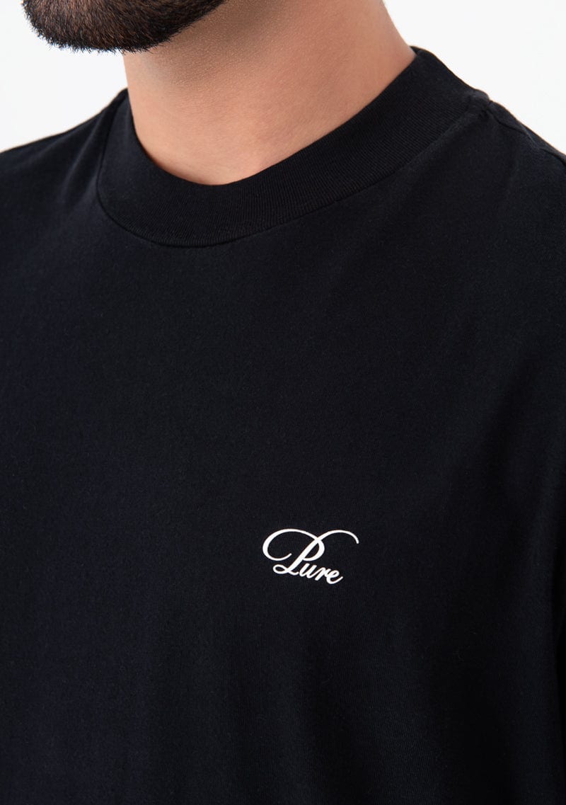 Atelier regular black t-shirt - imagen 9