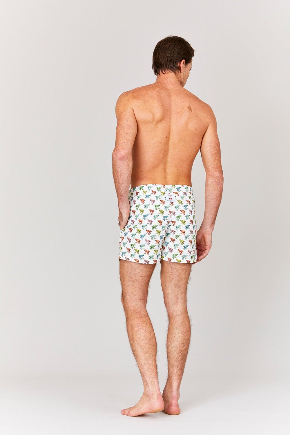 Men's swim trunk small frogs - imagen 2