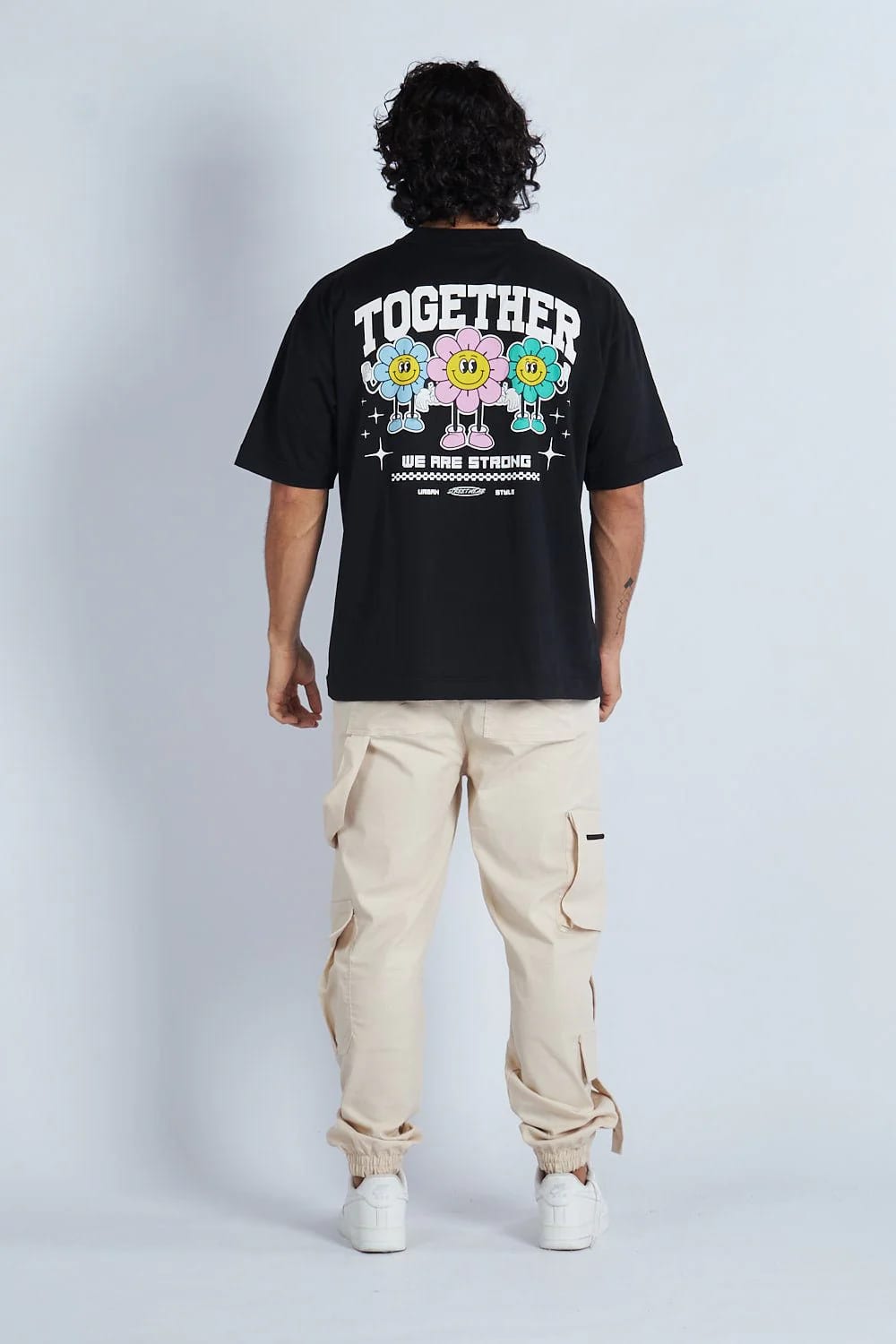 Camiseta oversize estampada Negro | DROP 03 | - imagen 3