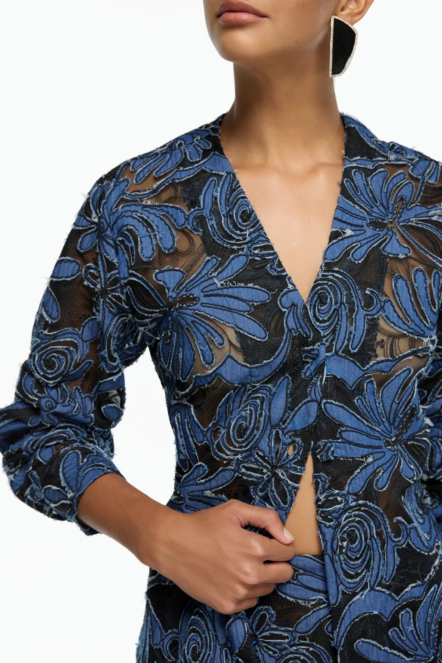 DESTINE SHIRT NAVY - imagen 2