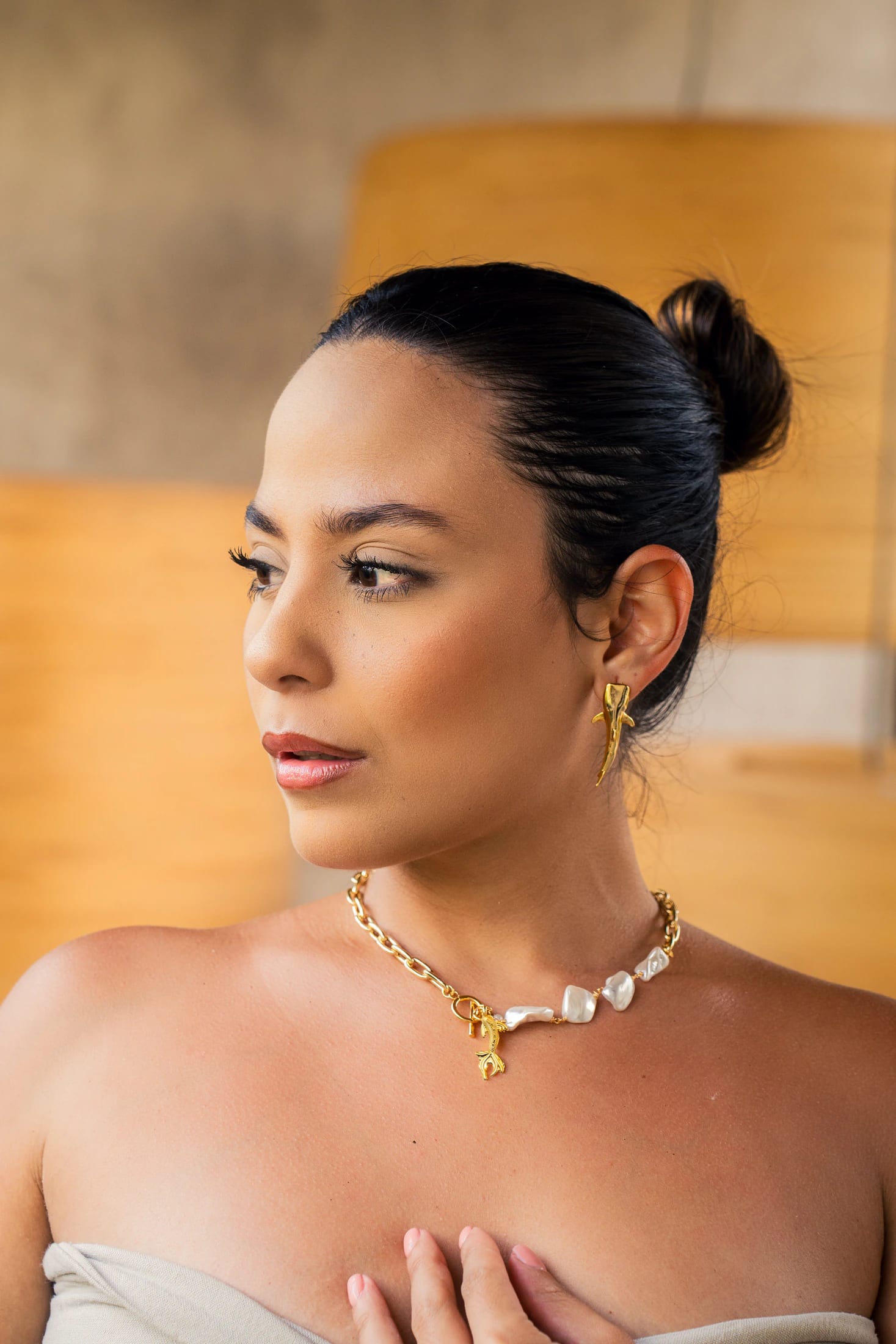 Aretes Topo Vínculo - imagen 4