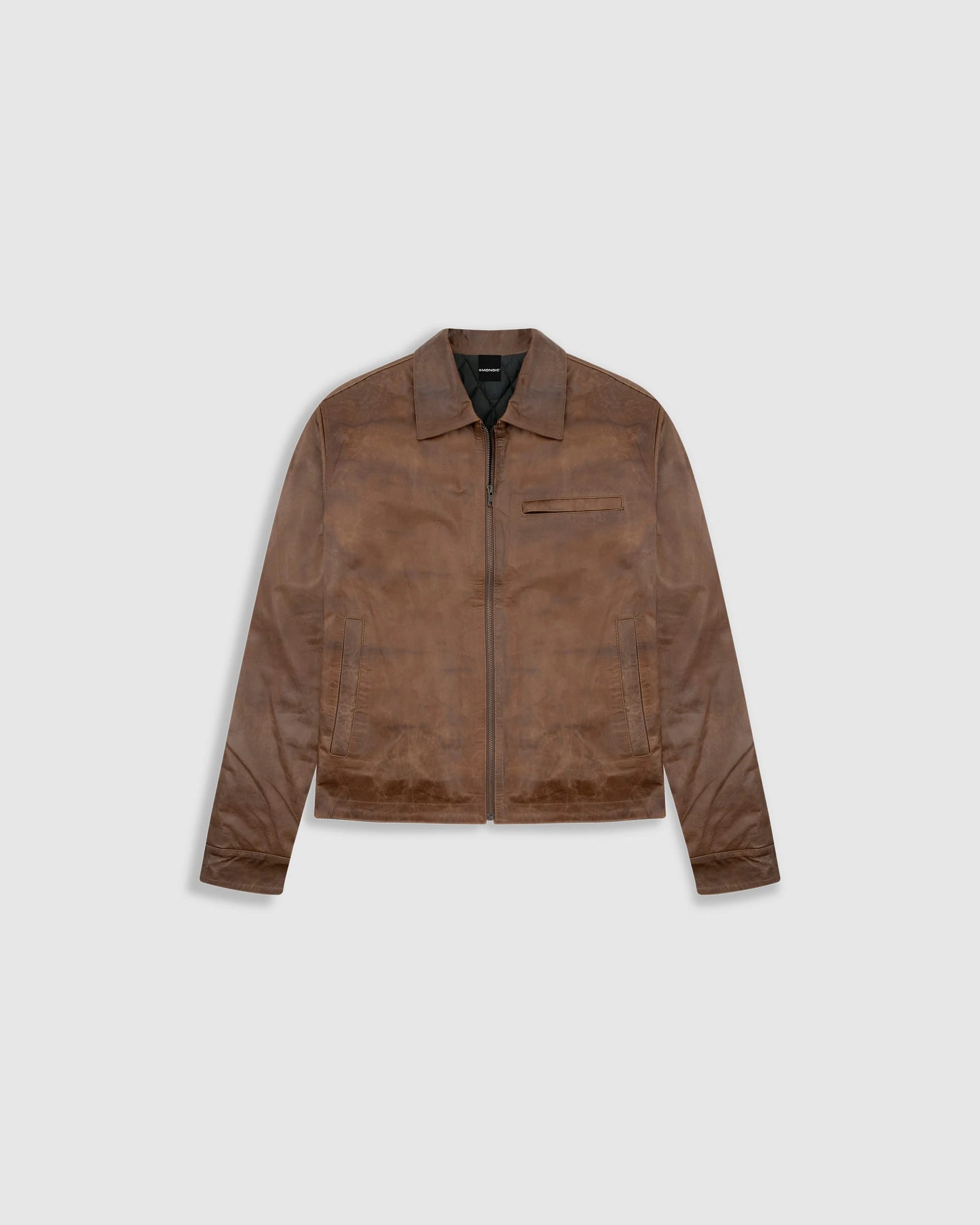 Chaqueta Monogram Leather - Miel - imagen 1