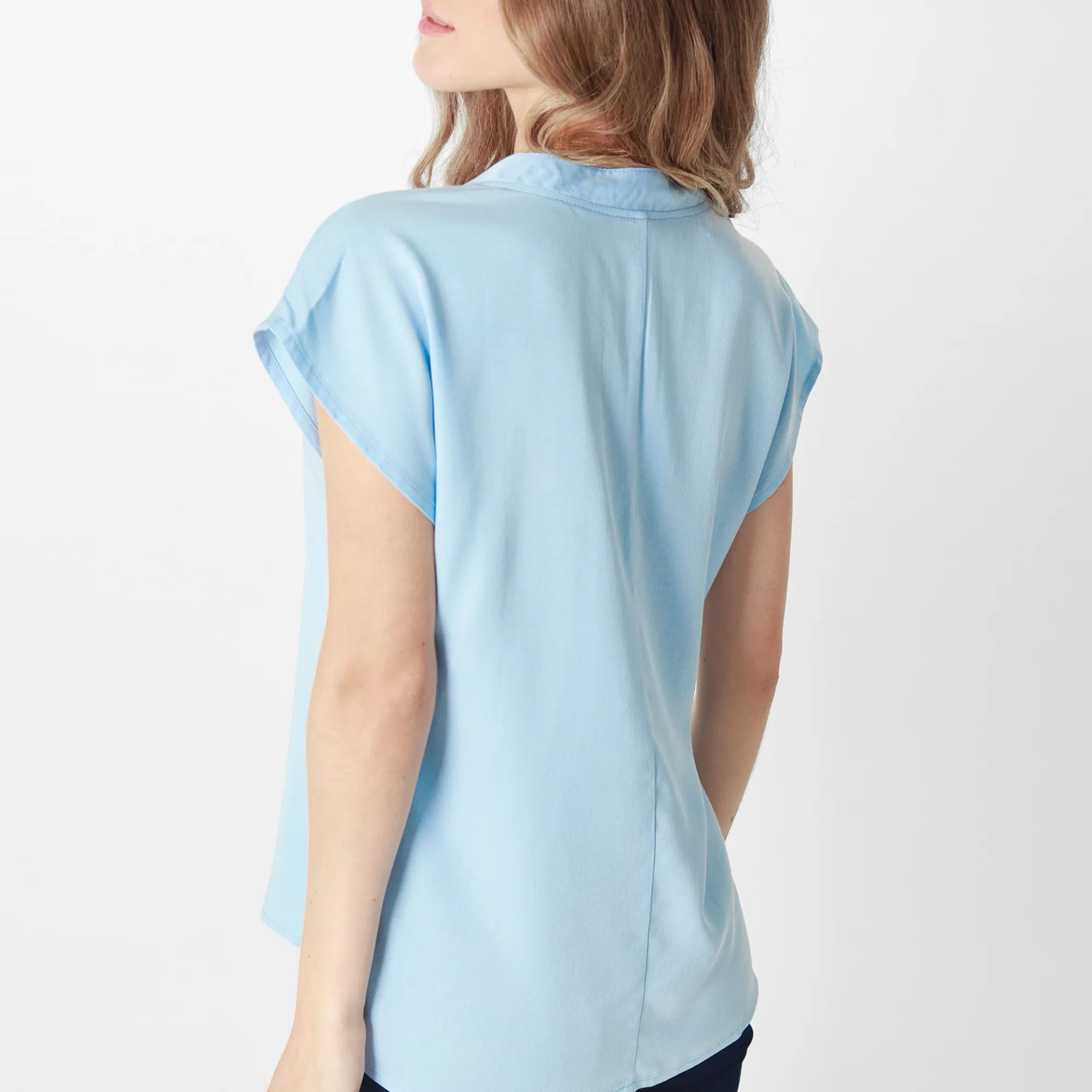 Blusa Cuello Neru Manga Corta - imagen 6