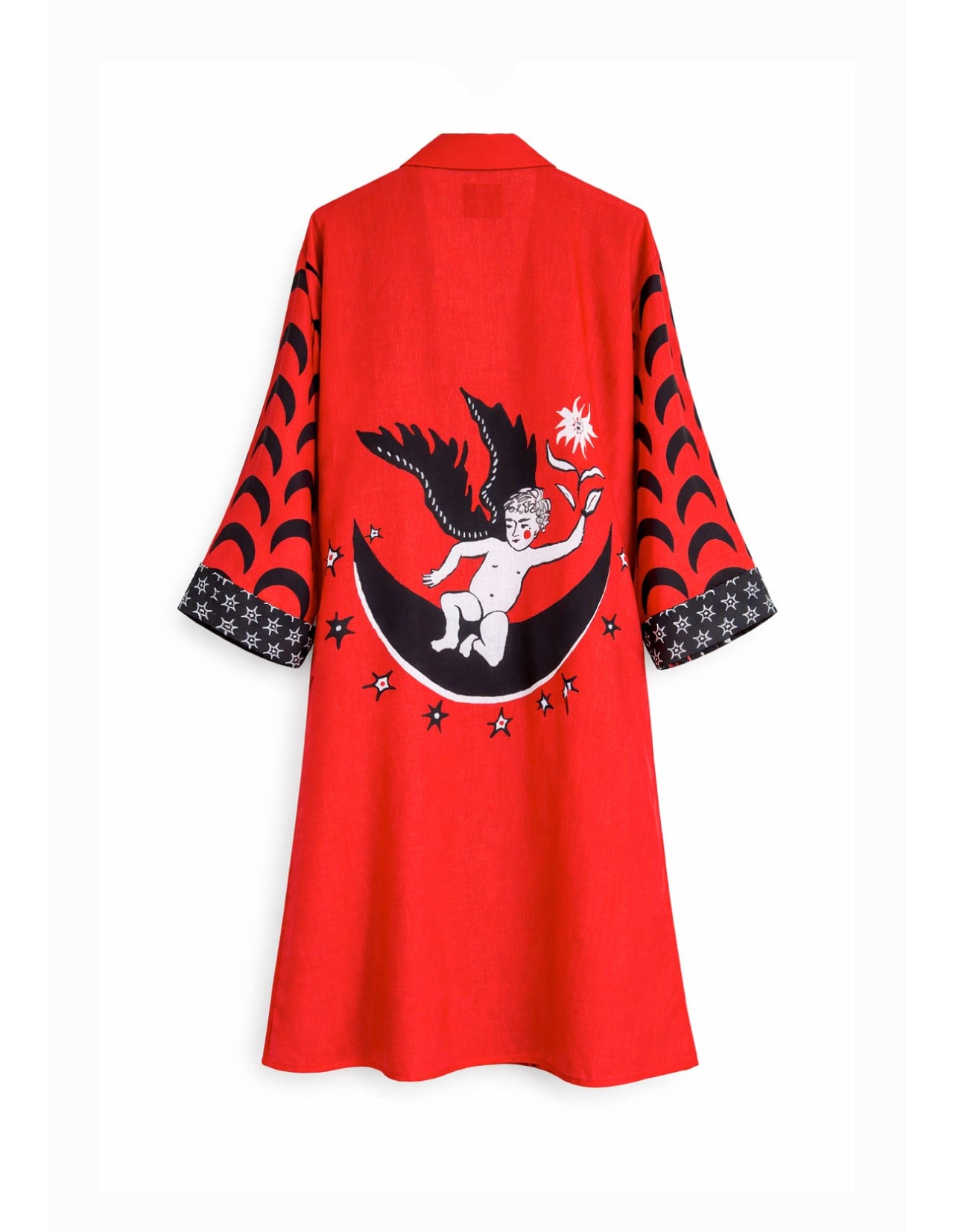 Bata-Kimono Unisex /  La Luna Florece - imagen 2