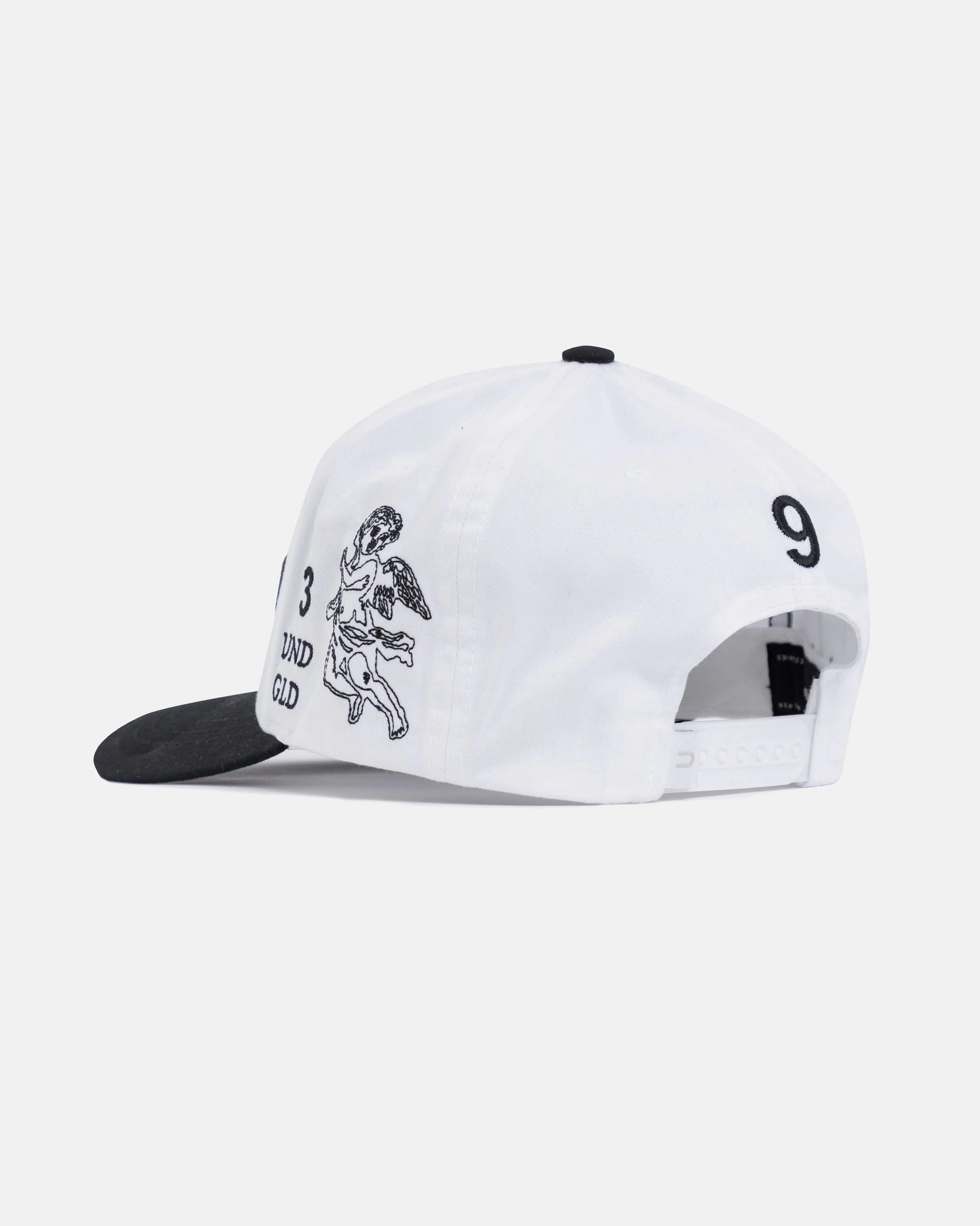 Basics God's Plan High Crown Cap White / Black - imagen 5