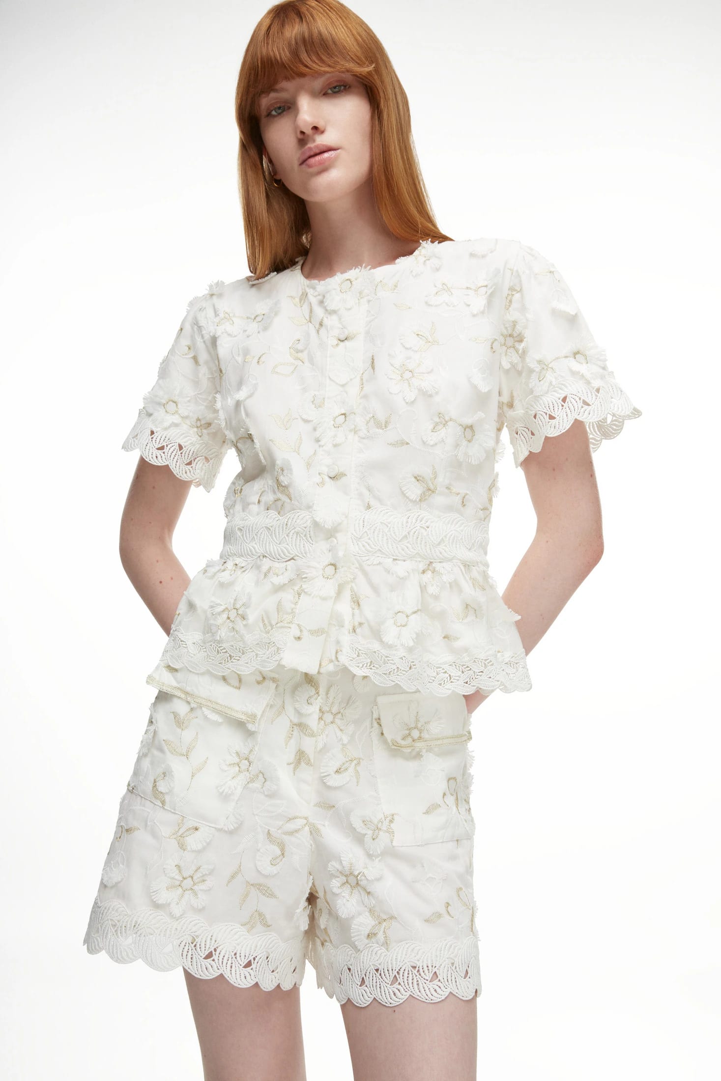 CELIA SHORTS  WHITE - imagen 3