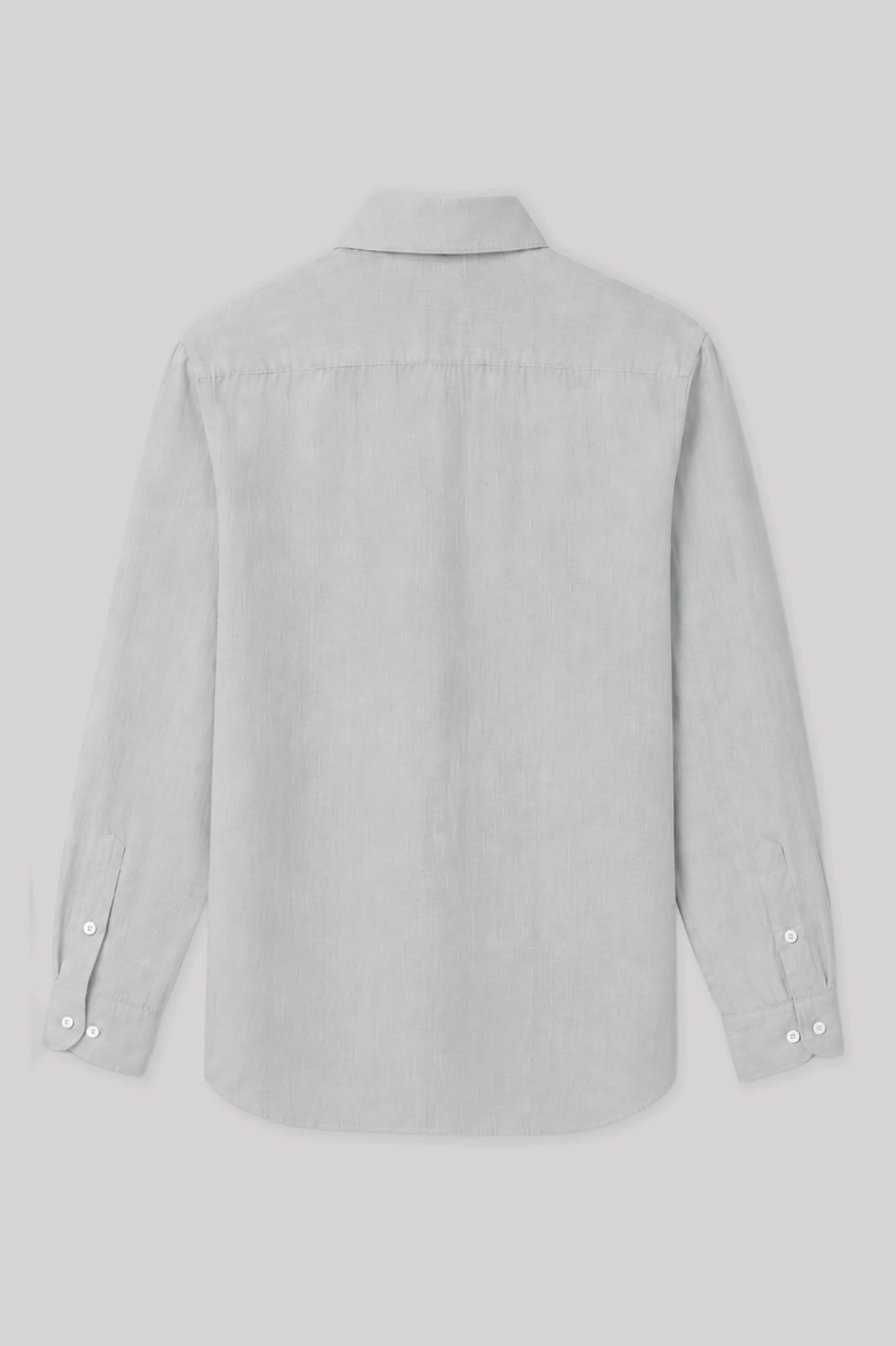 Men's linen shirt icy gray - imagen 5