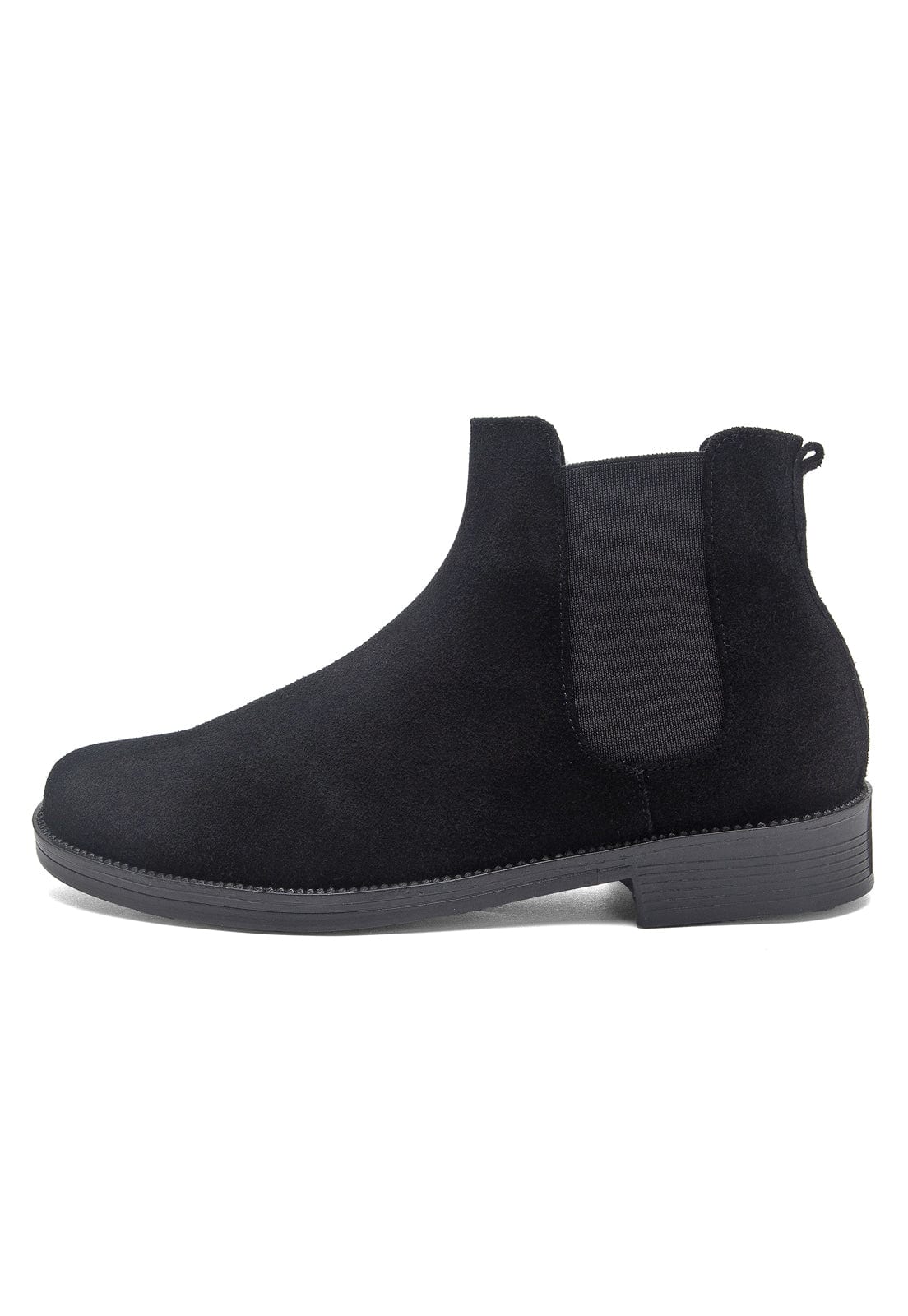 Botines chelsea negros en gamuza. - imagen 8