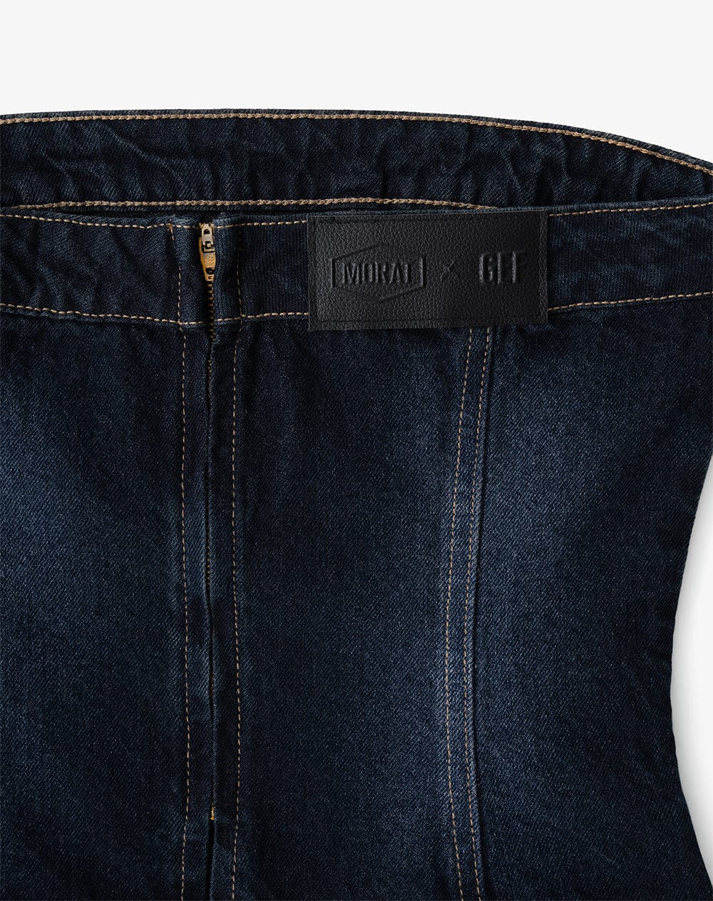 Top strapless denim índigo oscuro mujer GEF | MORAT - imagen 10
