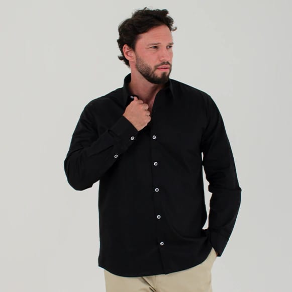 CAMISA ML 100% ALGODON HOMBRE - imagen 7
