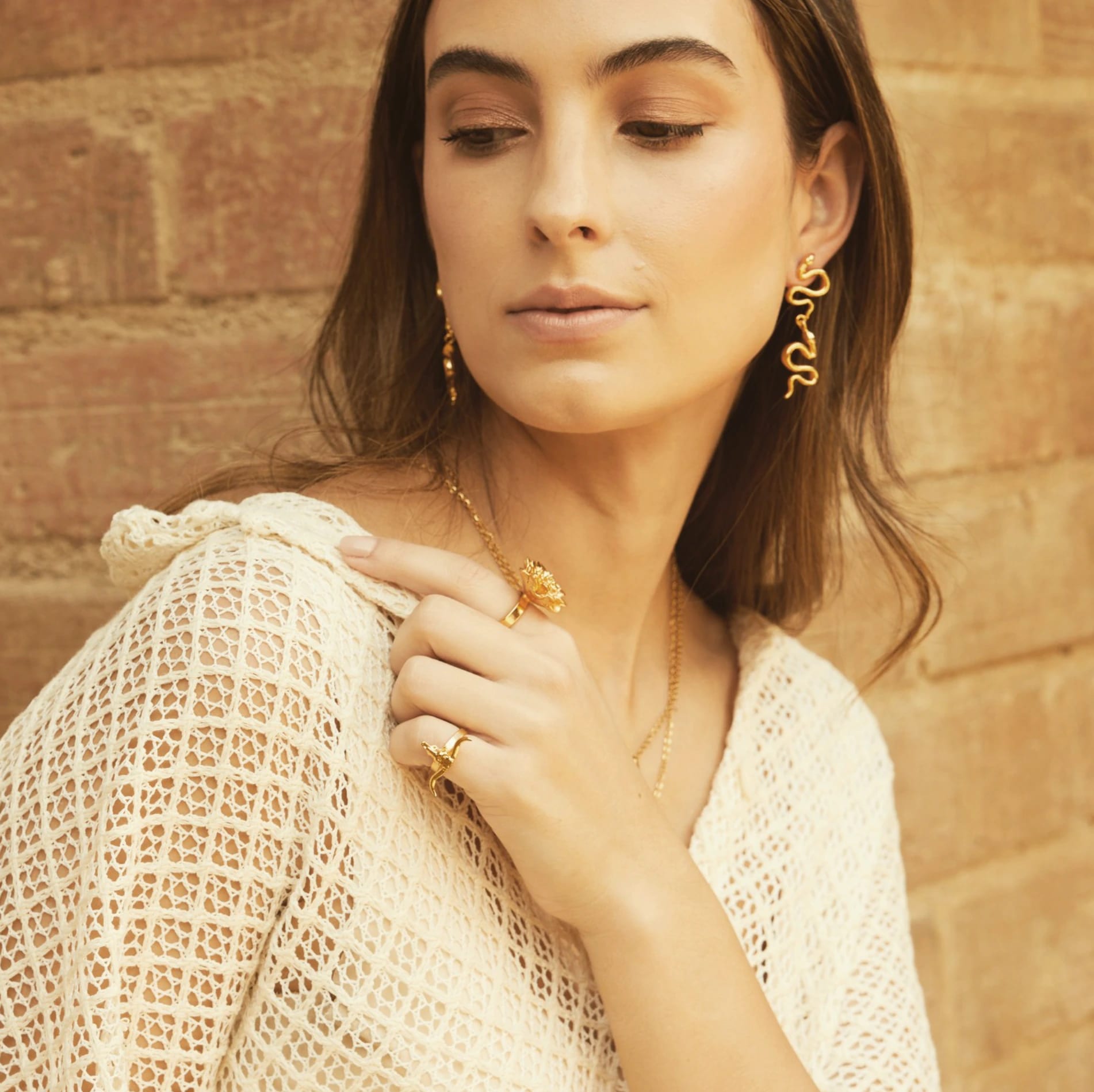 Anillo con flor de cactus grande - imagen 3