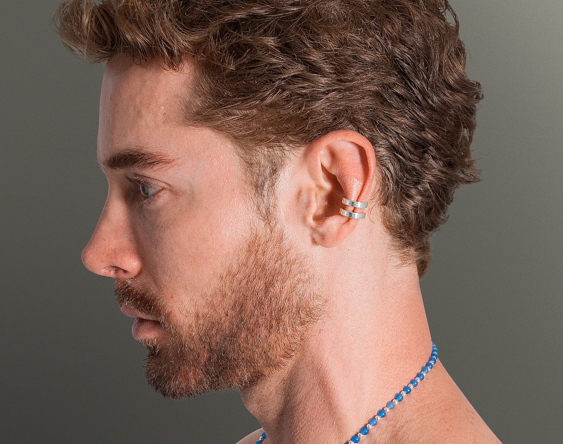 DOUBLE | EARCUFF EN PLATA 950 - imagen 1