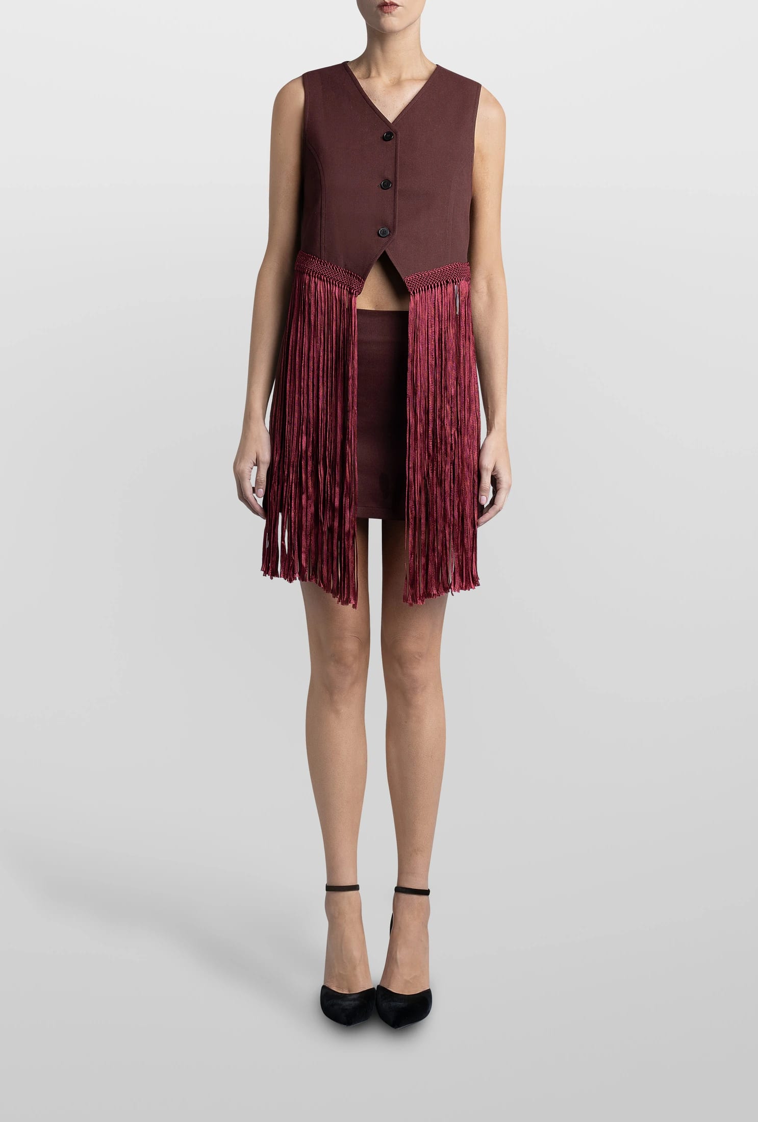 CHALECO CON MACRAME DRIL - imagen 2