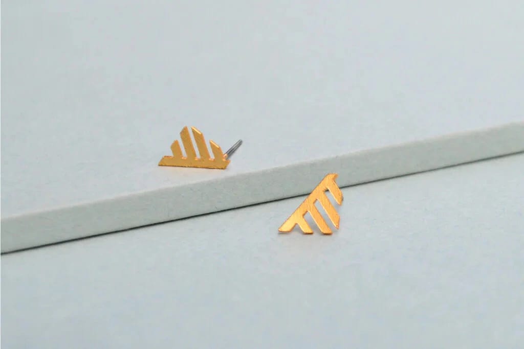 Aretes mini Kindi - Colibrí - imagen 1