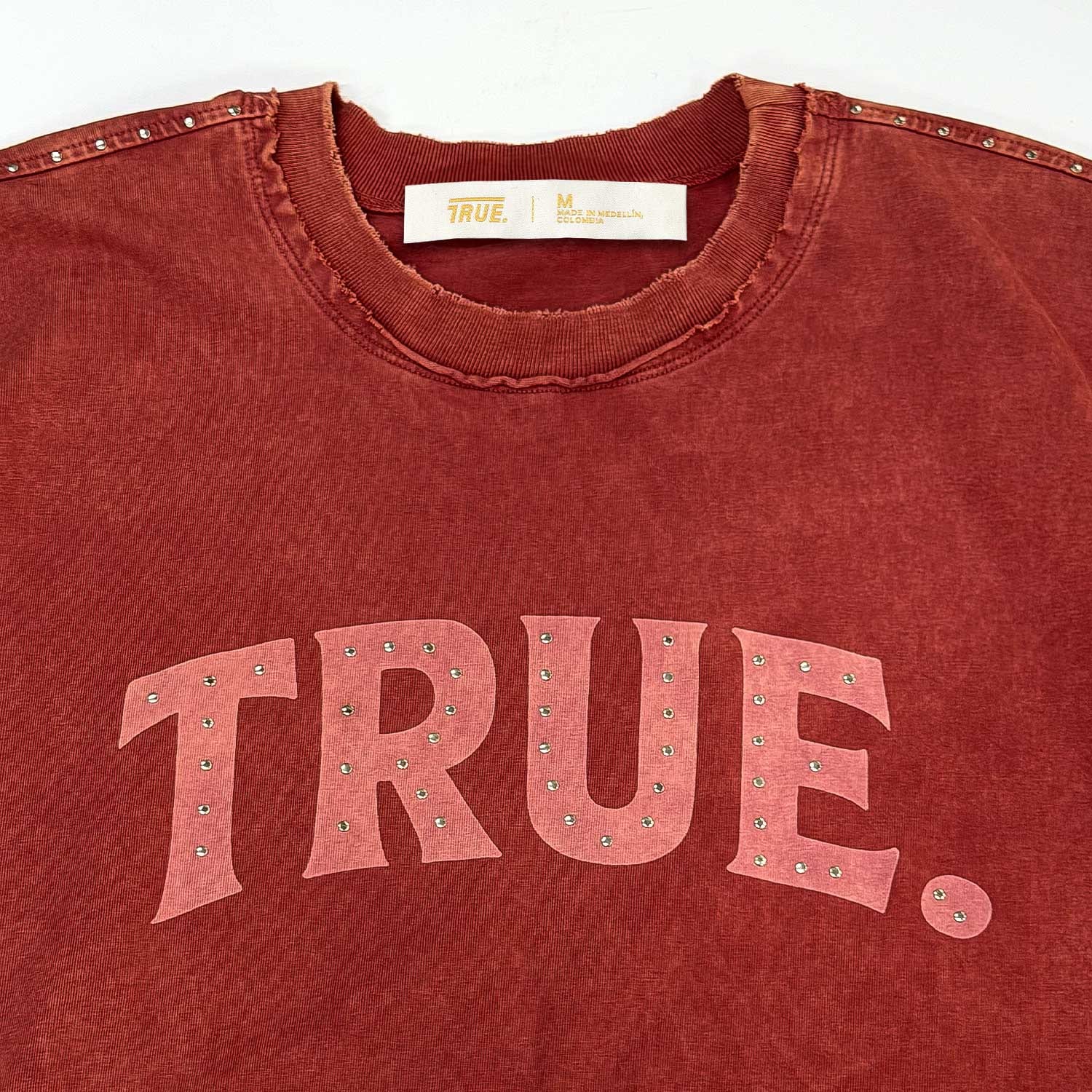 Latino Vintage Boxy Tee - Burgundy - imagen 4
