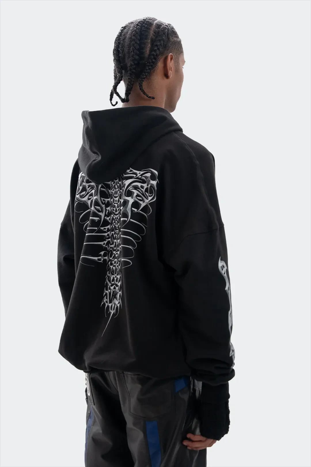 VENENO BUZO ZIP UP GRUNGE BONES - imagen 4