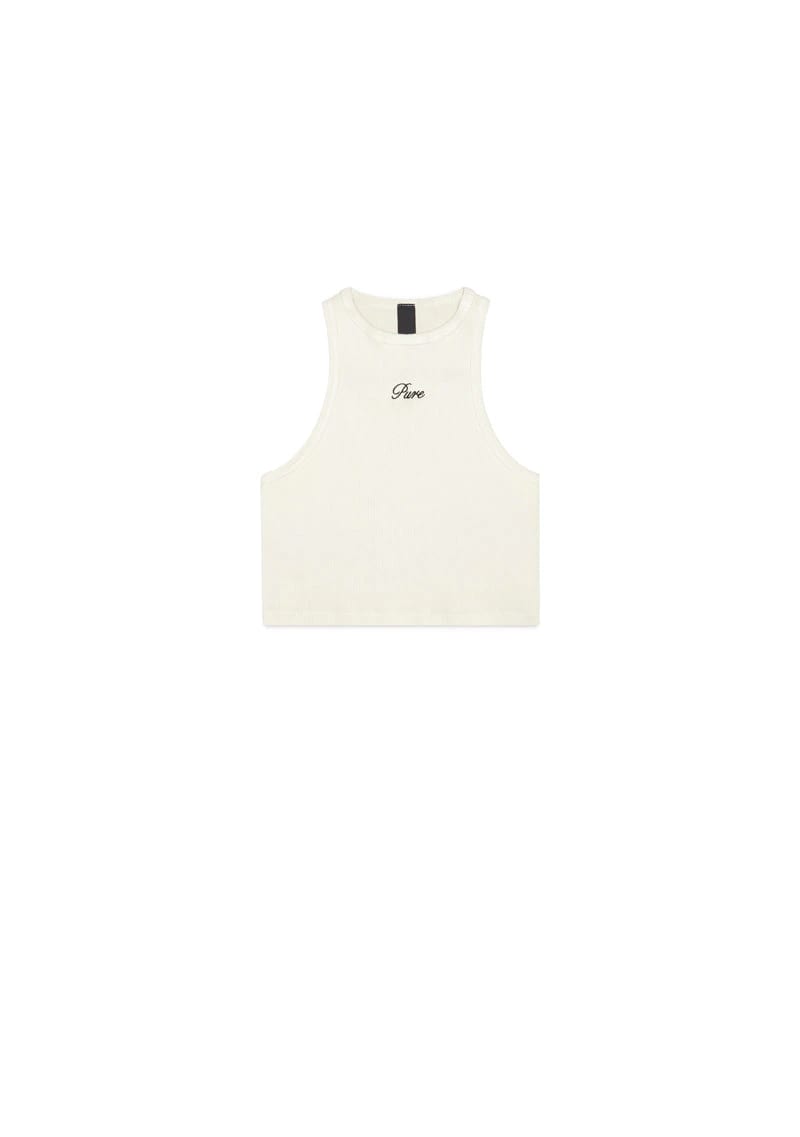 Classic cream crop top - imagen 1