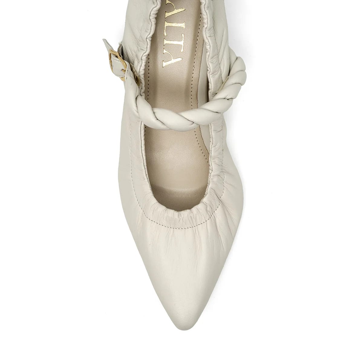 DONELLA OFF WHITE HEELS - imagen 9