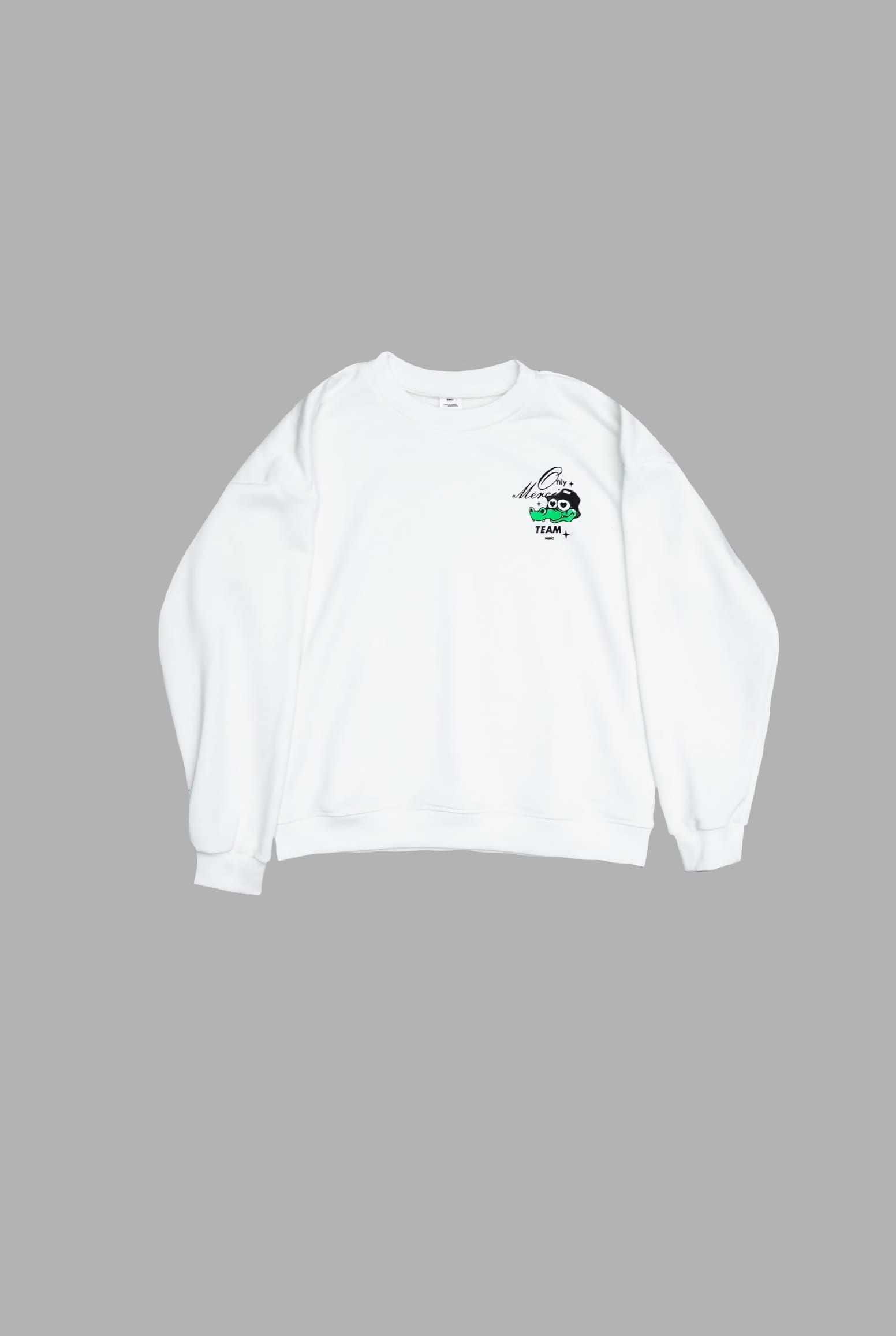 Hoodie blanco oversize - imagen 2