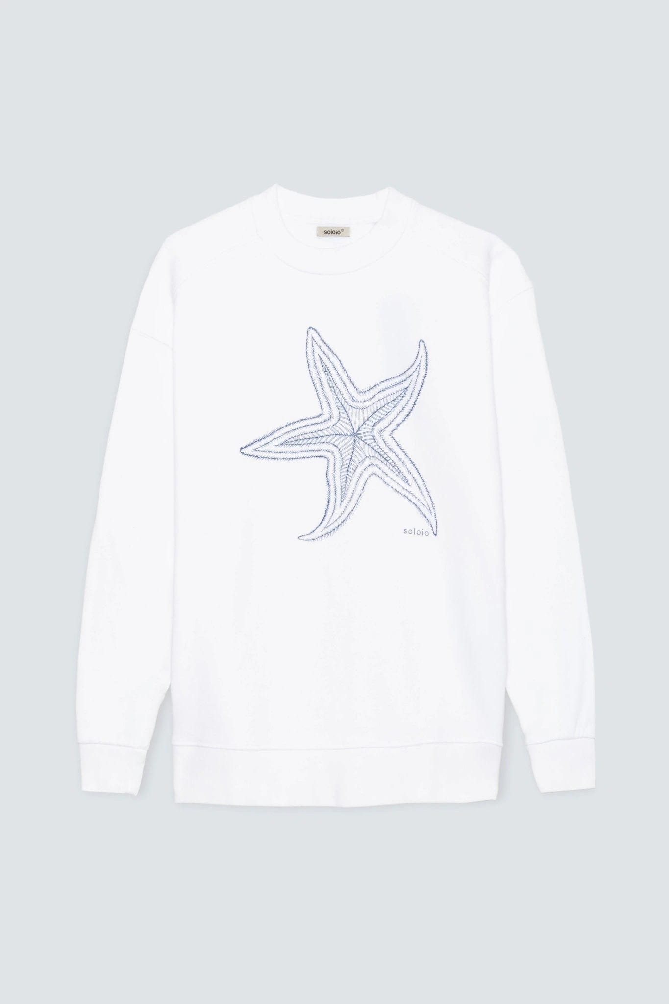 men's star white sweartshirt - imagen 1