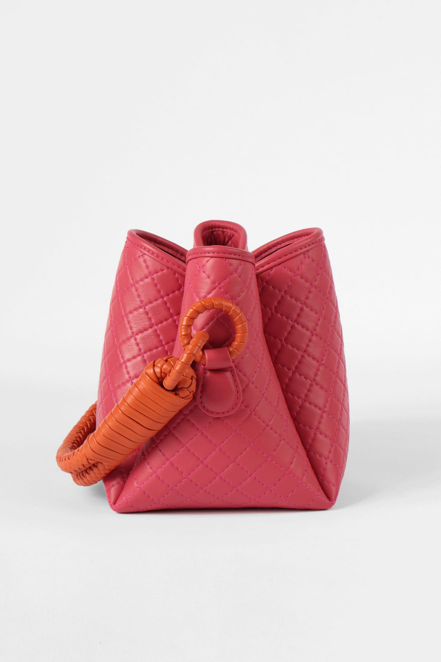 Tulip Mini Bucket Bag, Pink & Orange. - imagen 3