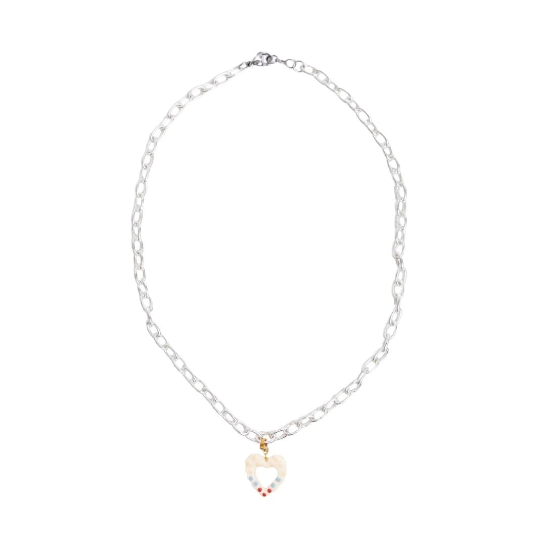 Collar Latidots tricolor (Cadena plateada) - imagen 1