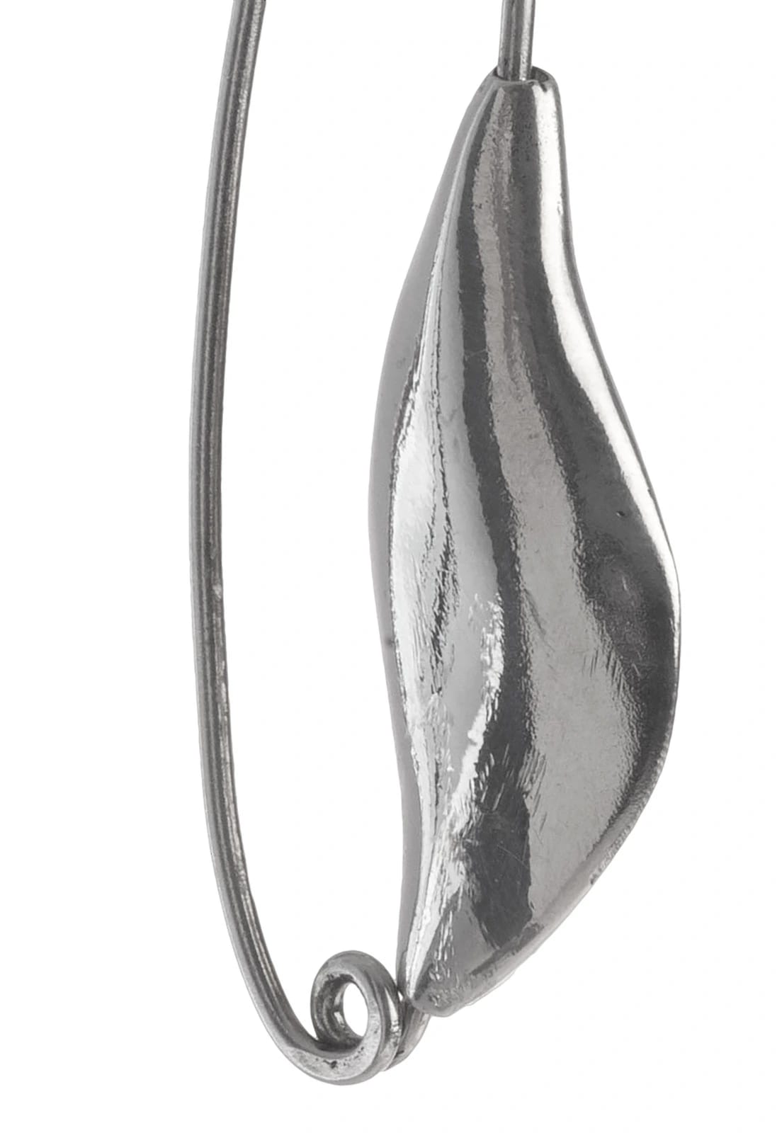 SILVER PIN EARRINGS - imagen 3