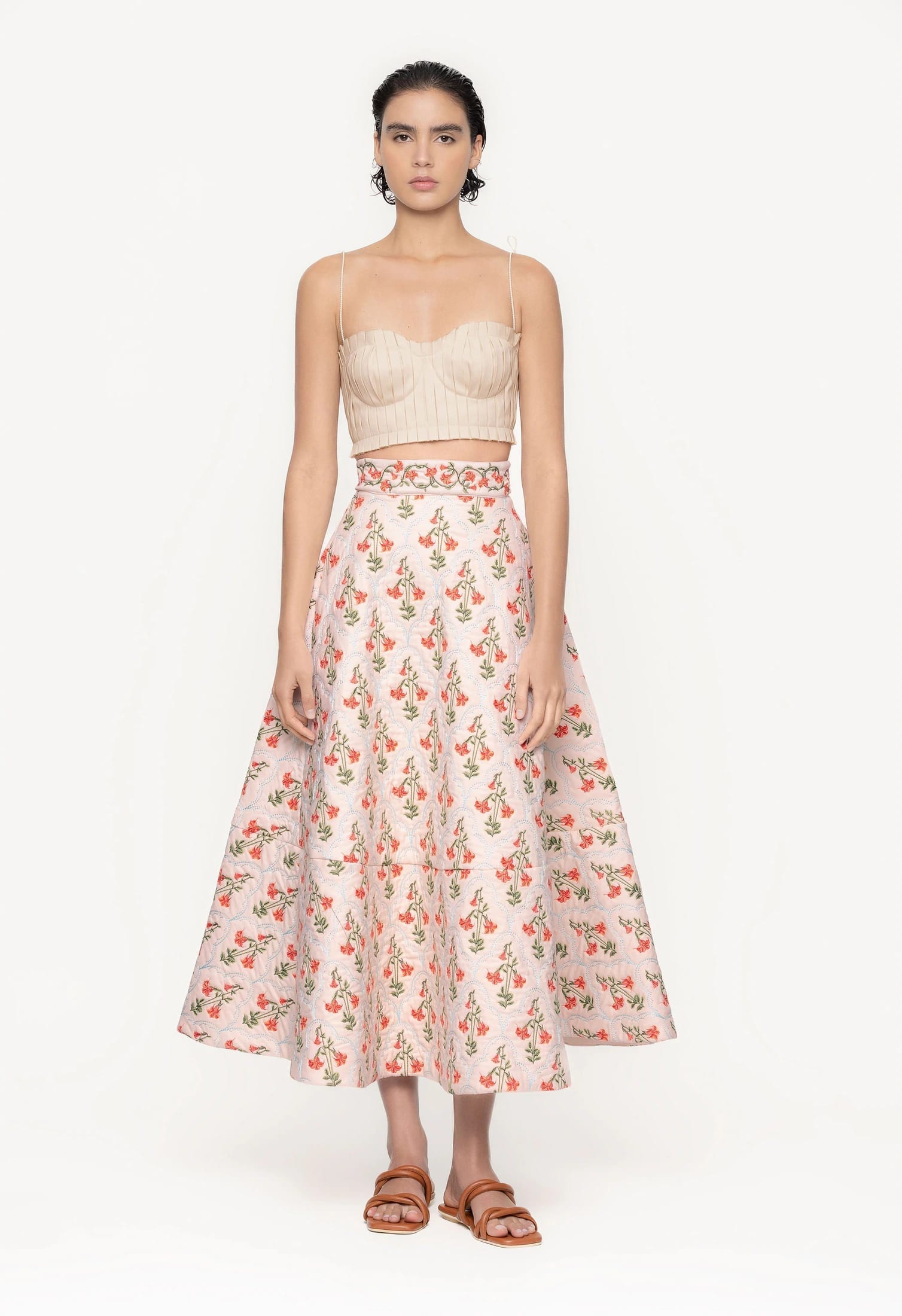 Bergamota Sabanero Atardecer Maxi Skirt - imagen 4