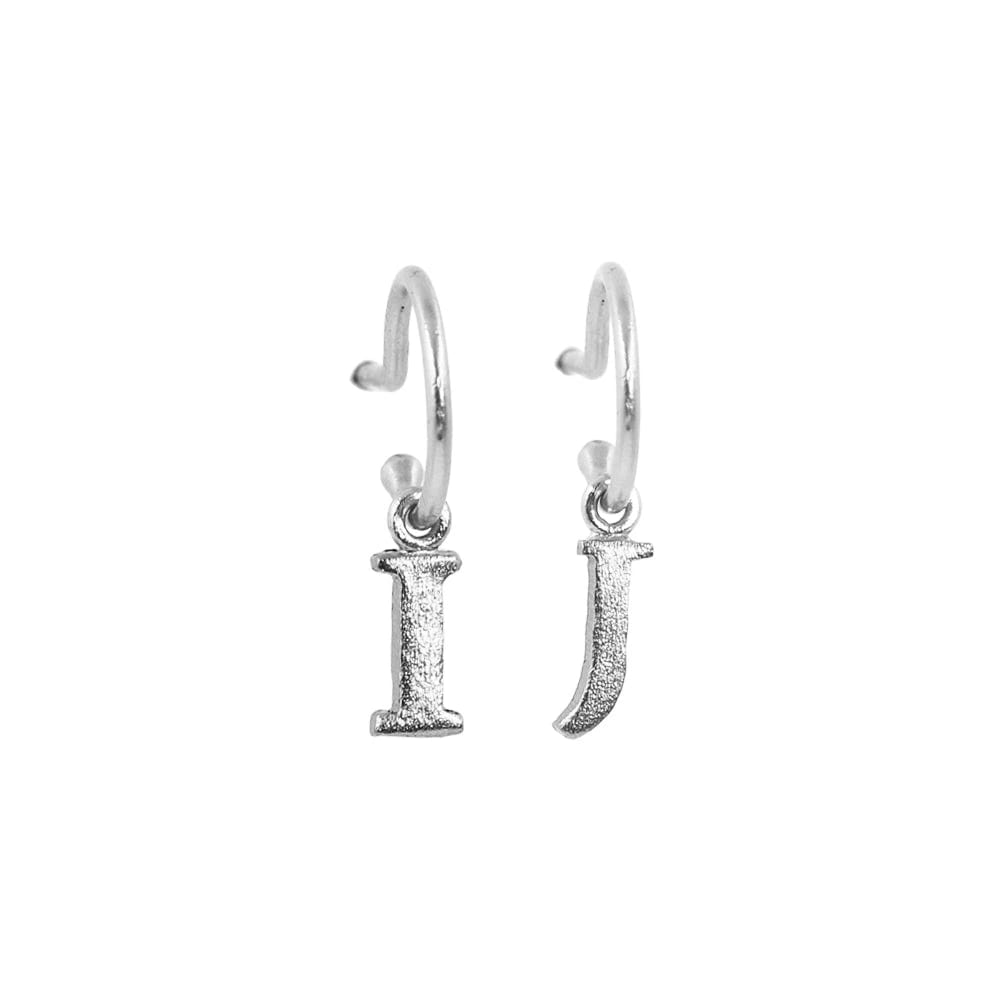 PreOrder Baby Hoops 9mm Letra Plata - imagen 7
