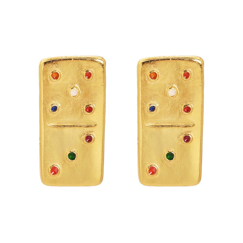 Aretes Dominó Medium - imagen 1