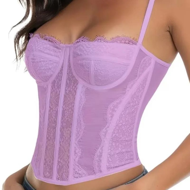 BRALETTE BLONDA MORADO - imagen 1