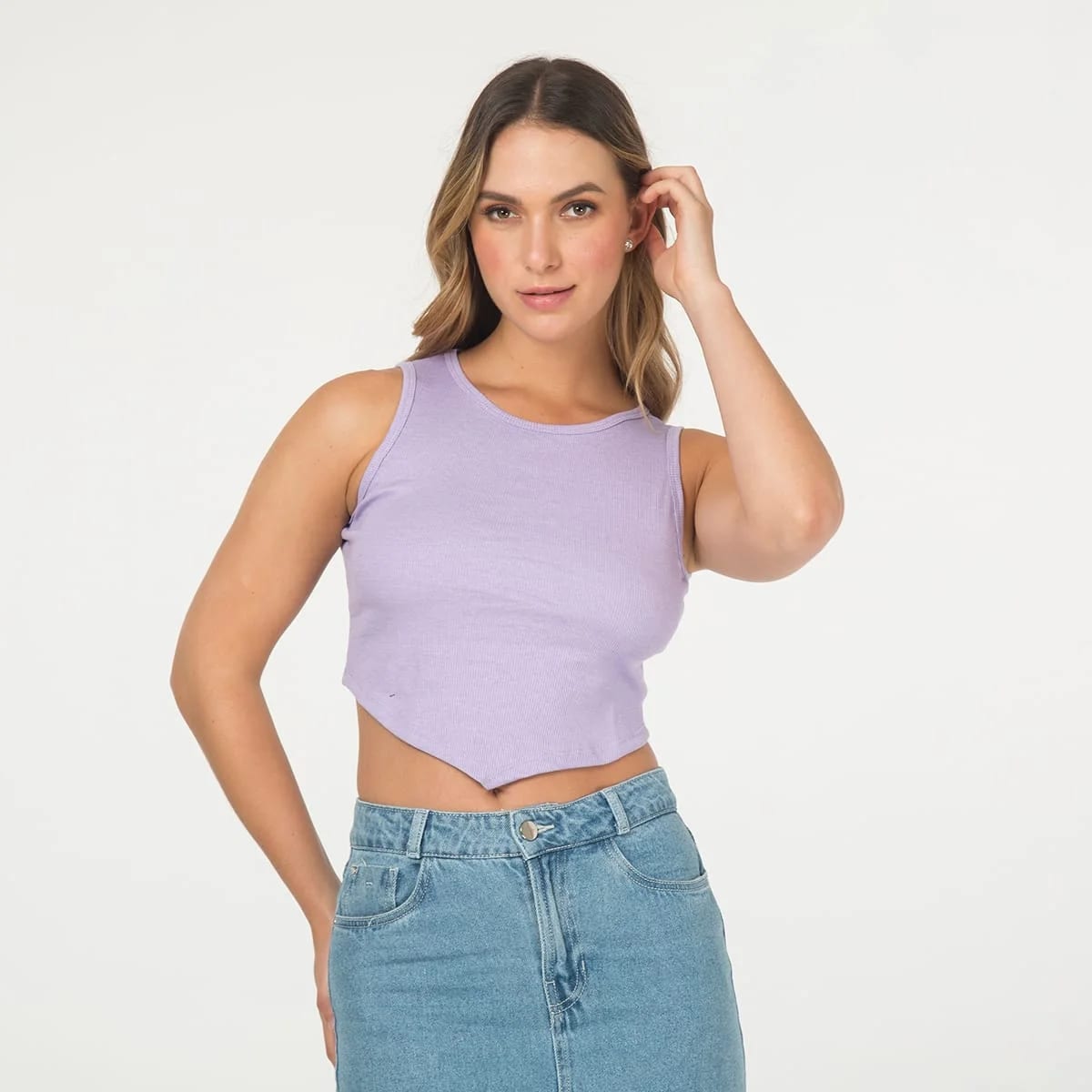 Blusa Crop Top Basica Melina - imagen 6